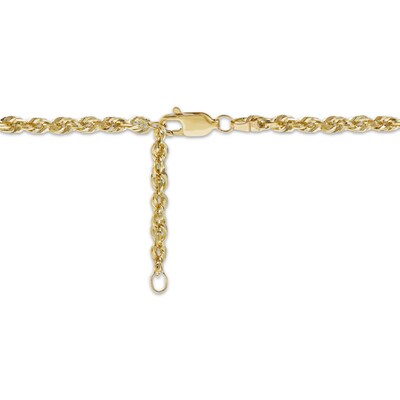10 Cavigliere A Corda Intrecciata 3mm &ndash; Placcato Oro 14K &ndash; Lunghezza 10 Pollici &ndash; Fatto In Korea