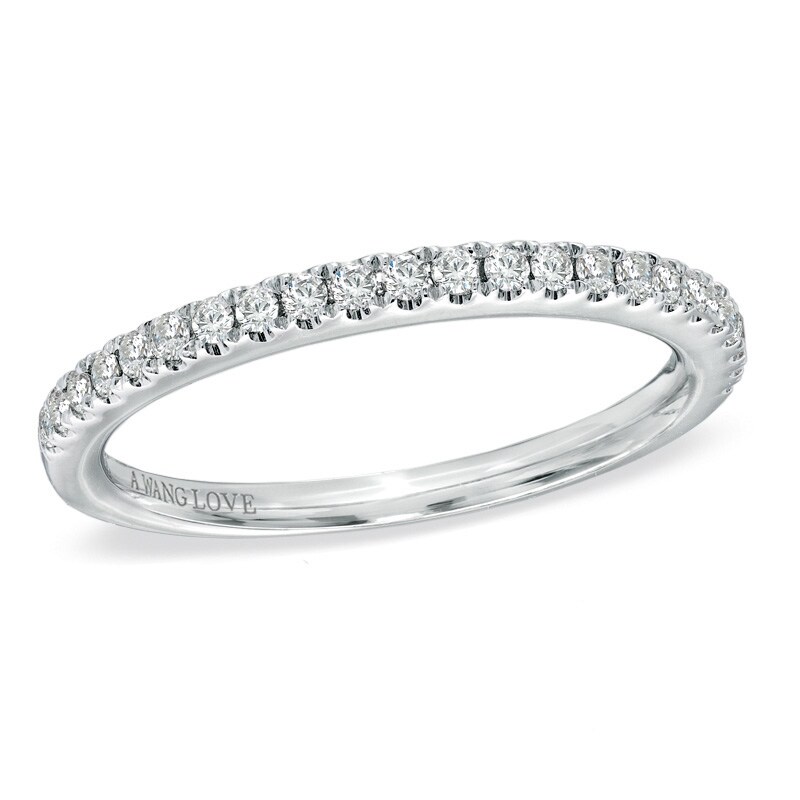 Vera Wang Love Collection 0.23 CT. T.W. Diamond Band in 14K White