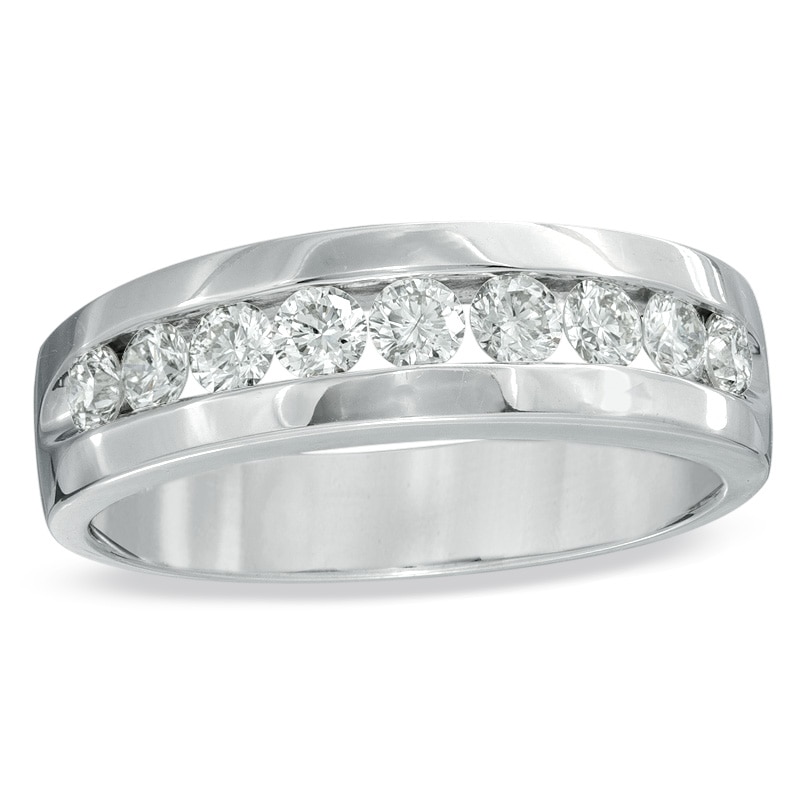 Diamond Wedding Band in Platinum Zales Outlet