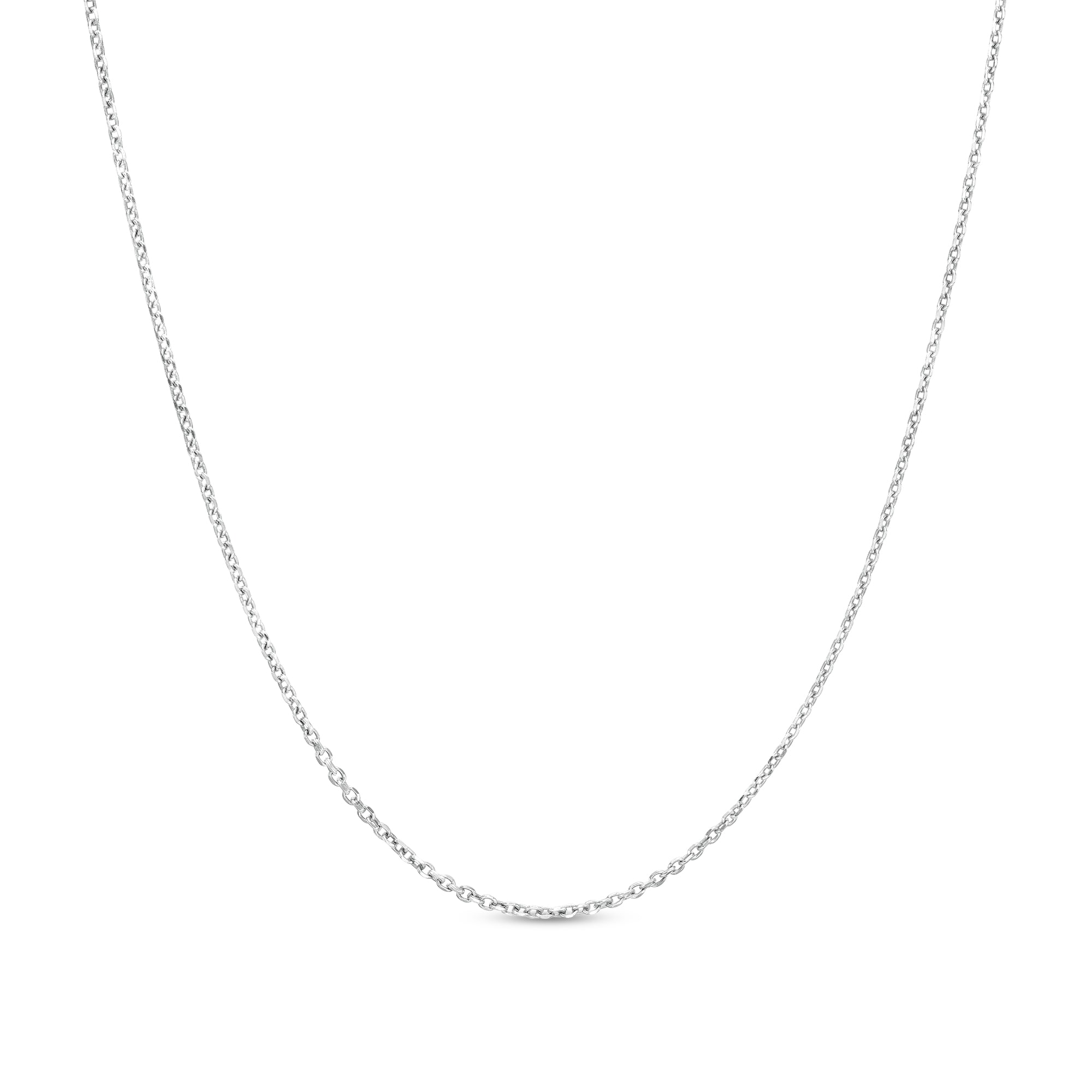 1.4mm Cable Chain Necklace in Sterling Silver - 20