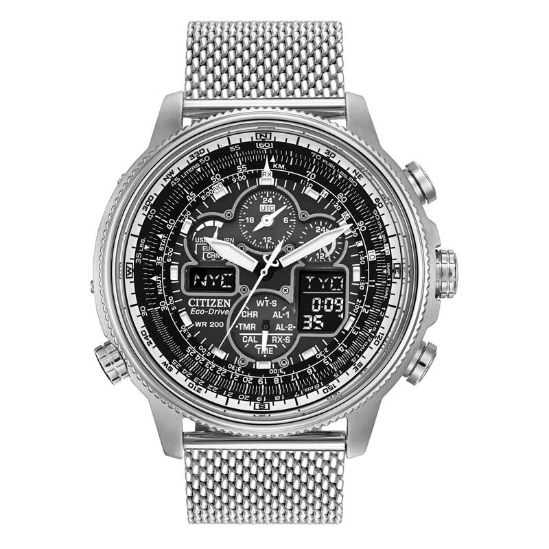 Men's Citizen Eco-Drive® Promaster Navihawk A-T Chronograph Mesh