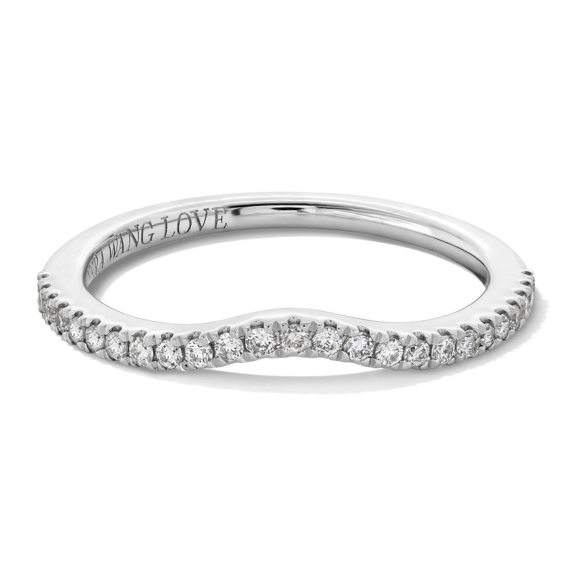 Vera Wang Love Collection 1/6 CT. T.W. Diamond Contour Wedding