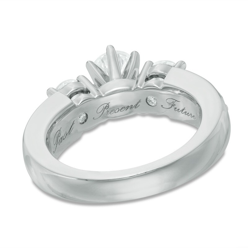 〚DIAMOND WEDDING〛No.36／Limited Edition80 Previously Owned - 3/4 CT. T.W. Princess-Cut Diamond Frame Twist