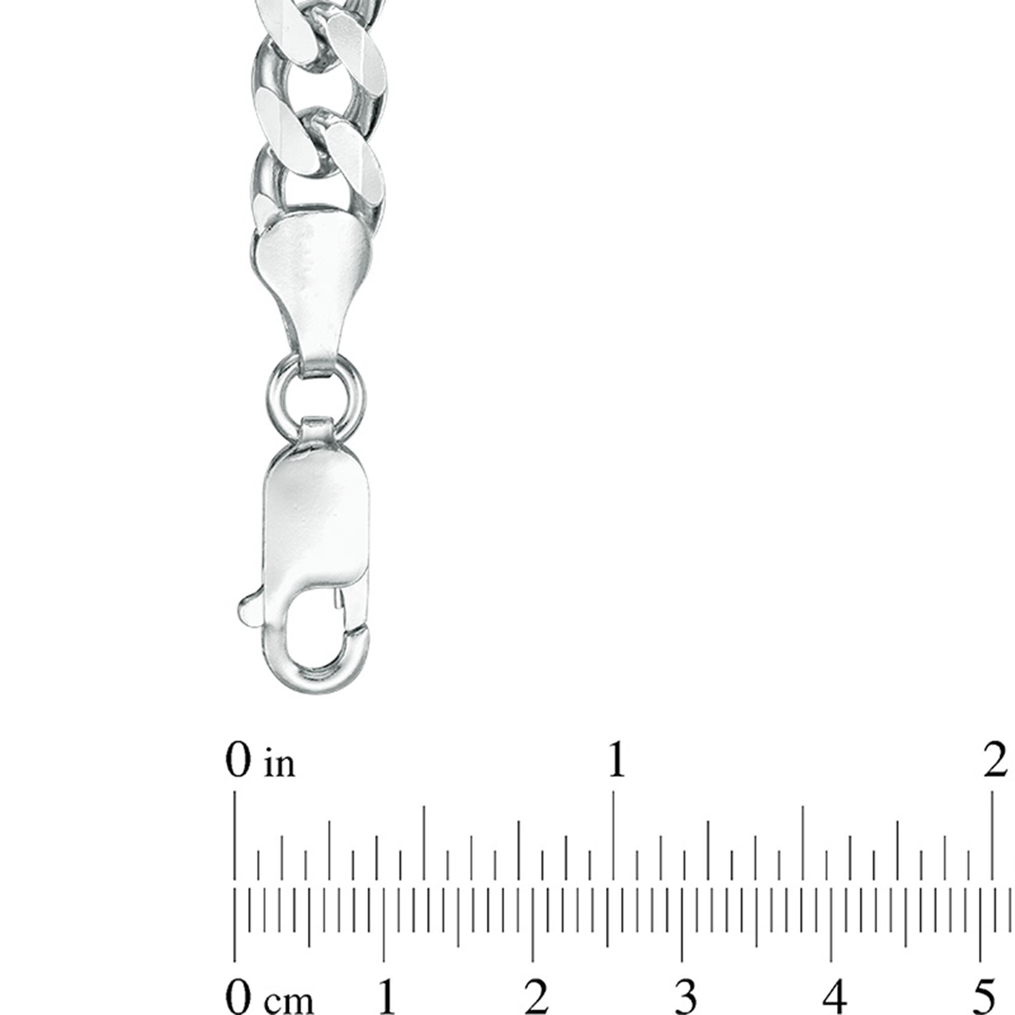 6.5mm Curb Chain Necklace in Sterling Silver - 22