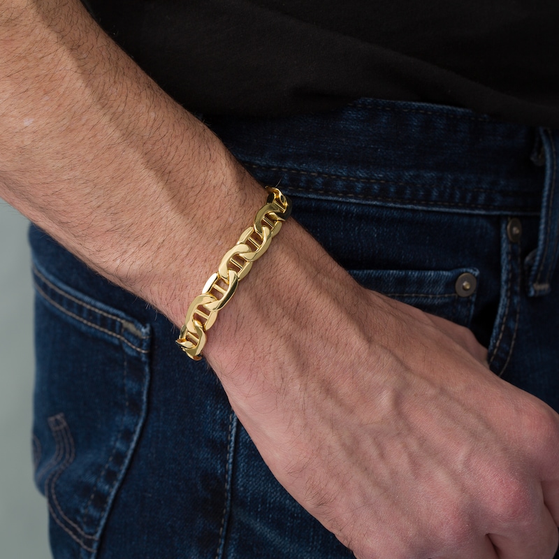 Mariner Link Chain Bracelet in 10K Gold 9