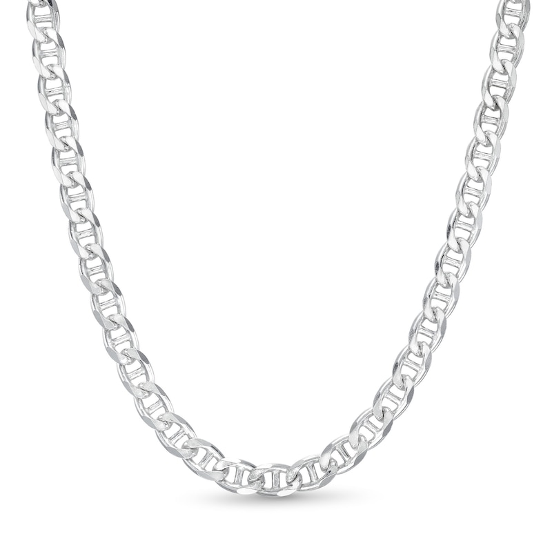 5.7mm Mariner Chain Necklace in Solid Sterling Silver  display picture 2