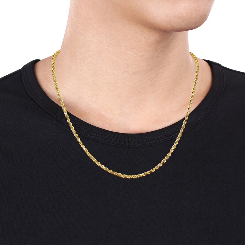 Rope Chain Necklace in 14K Gold 20
