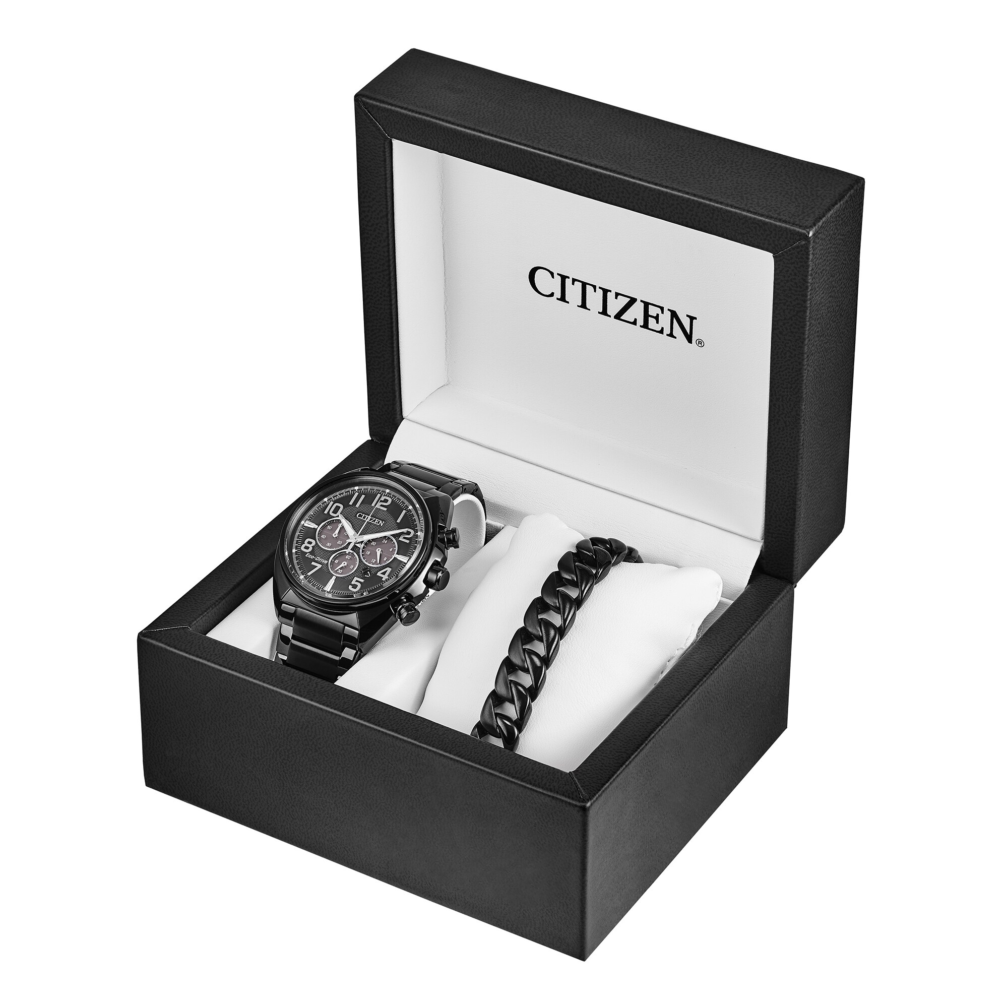 Men's Exclusive Citizen Eco-Drive® Brycen Chronograph Black IP