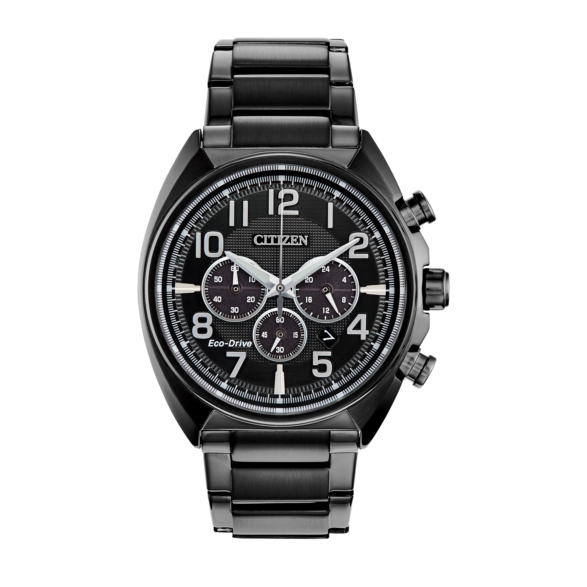 【別注】hobo × CITIZEN ECO DRIVE WATCH black Men's Exclusive Citizen Eco-Drive® Brycen Chronograph Black IP