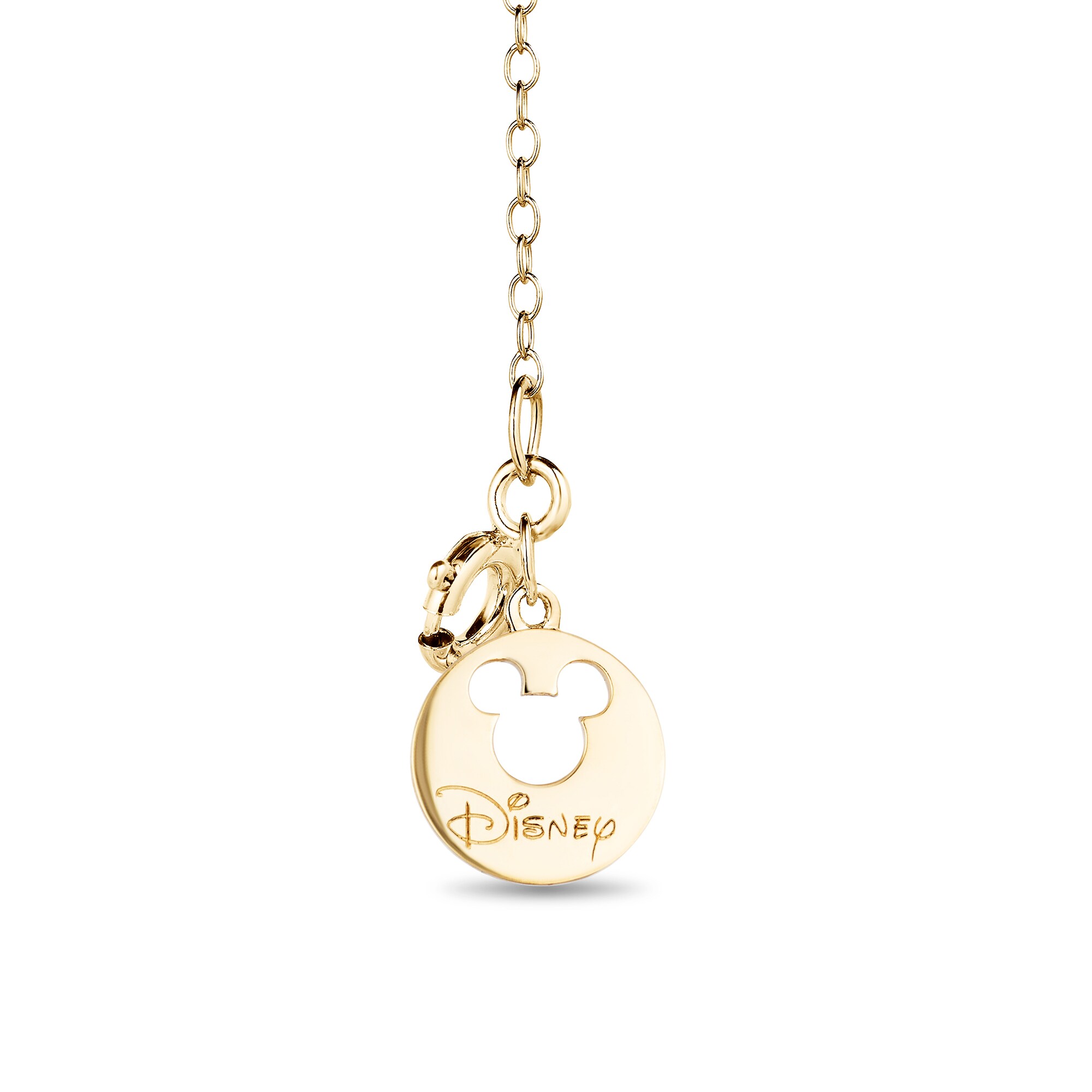 Mickey Mouse & Minnie Mouse Made in Italy Pendant in 10K Gold | Zales
