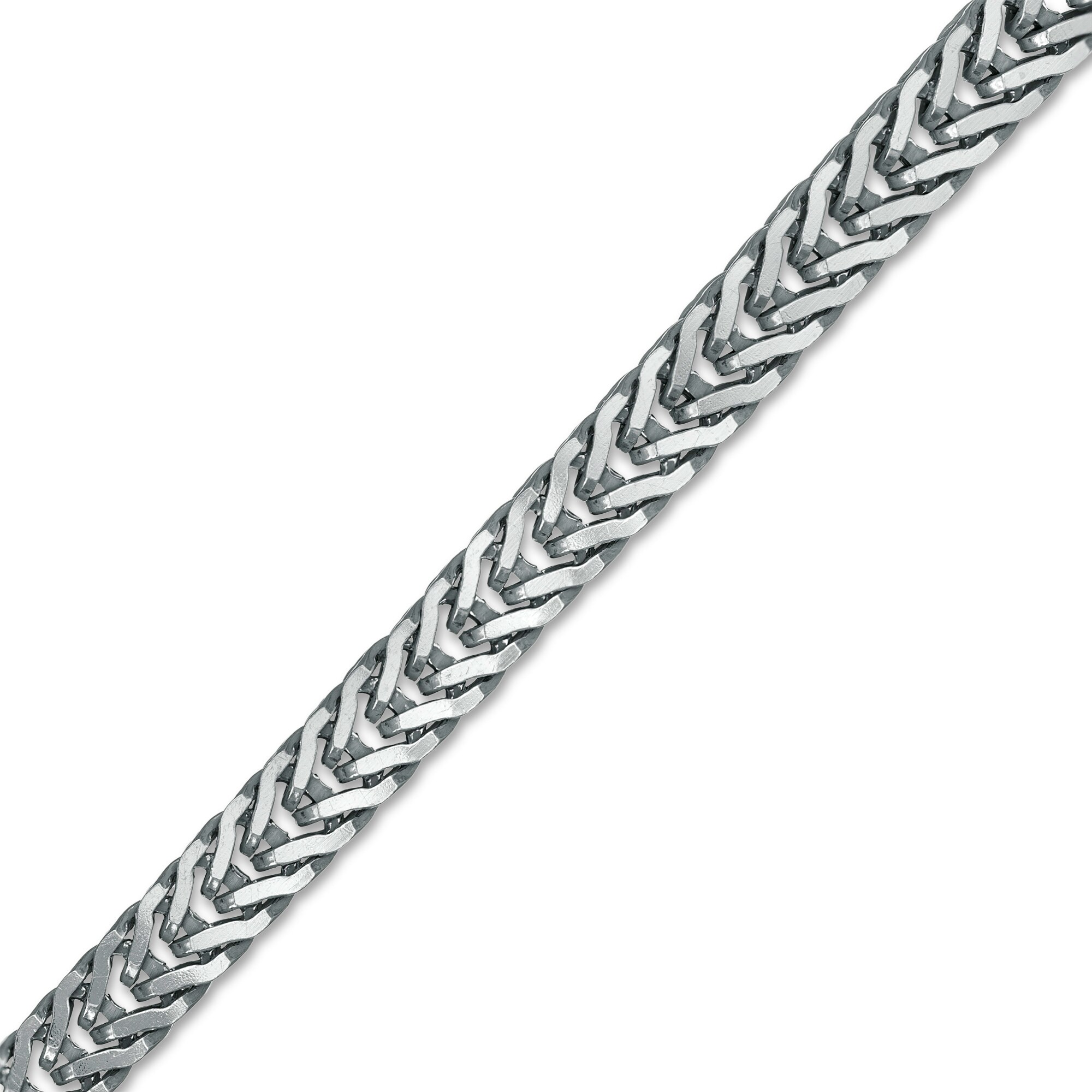 アクセサリー WhooseA silver925WideChainBracelet Vera Wang Men 6.0mm Foxtail Chain Bracelet in Sterling Silver