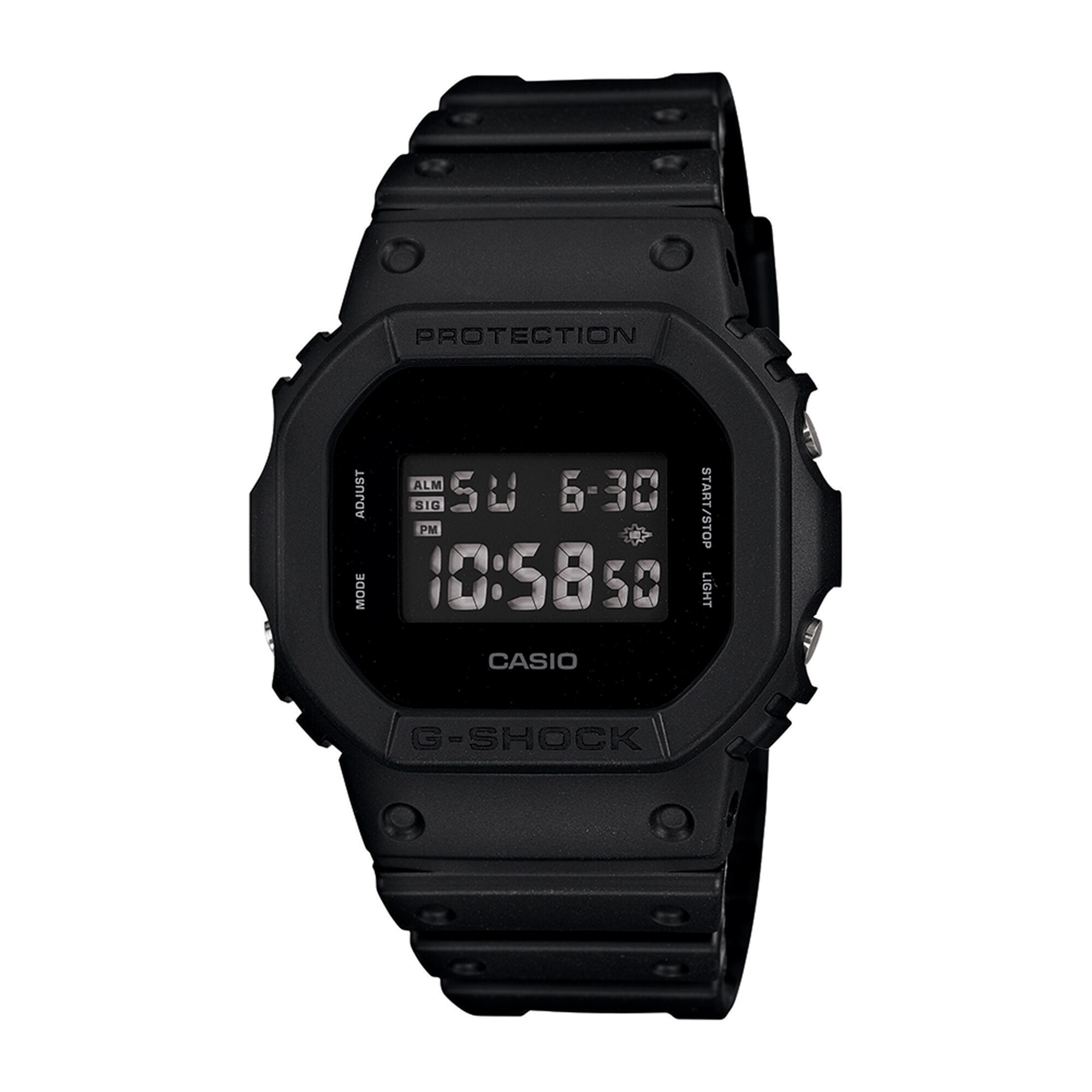 CASIO / クォーツ腕時計・G-SHOCK/デジタル/BLK/BLK Men's Casio G-Shock Classic Black Resin Strap Watch with Octagonal