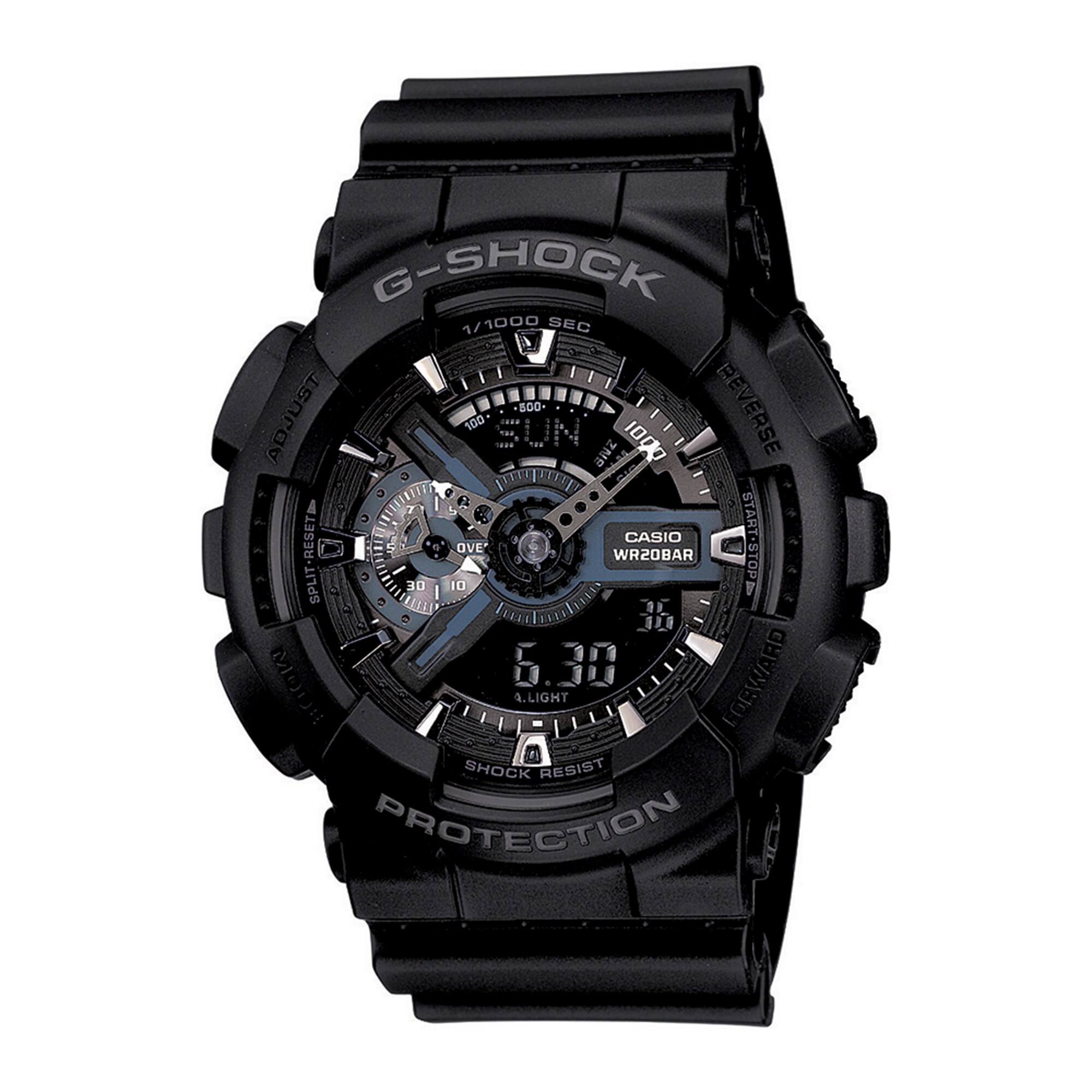 Men's Casio G-Shock Classic Black Resin Strap Watch (Model: GA110