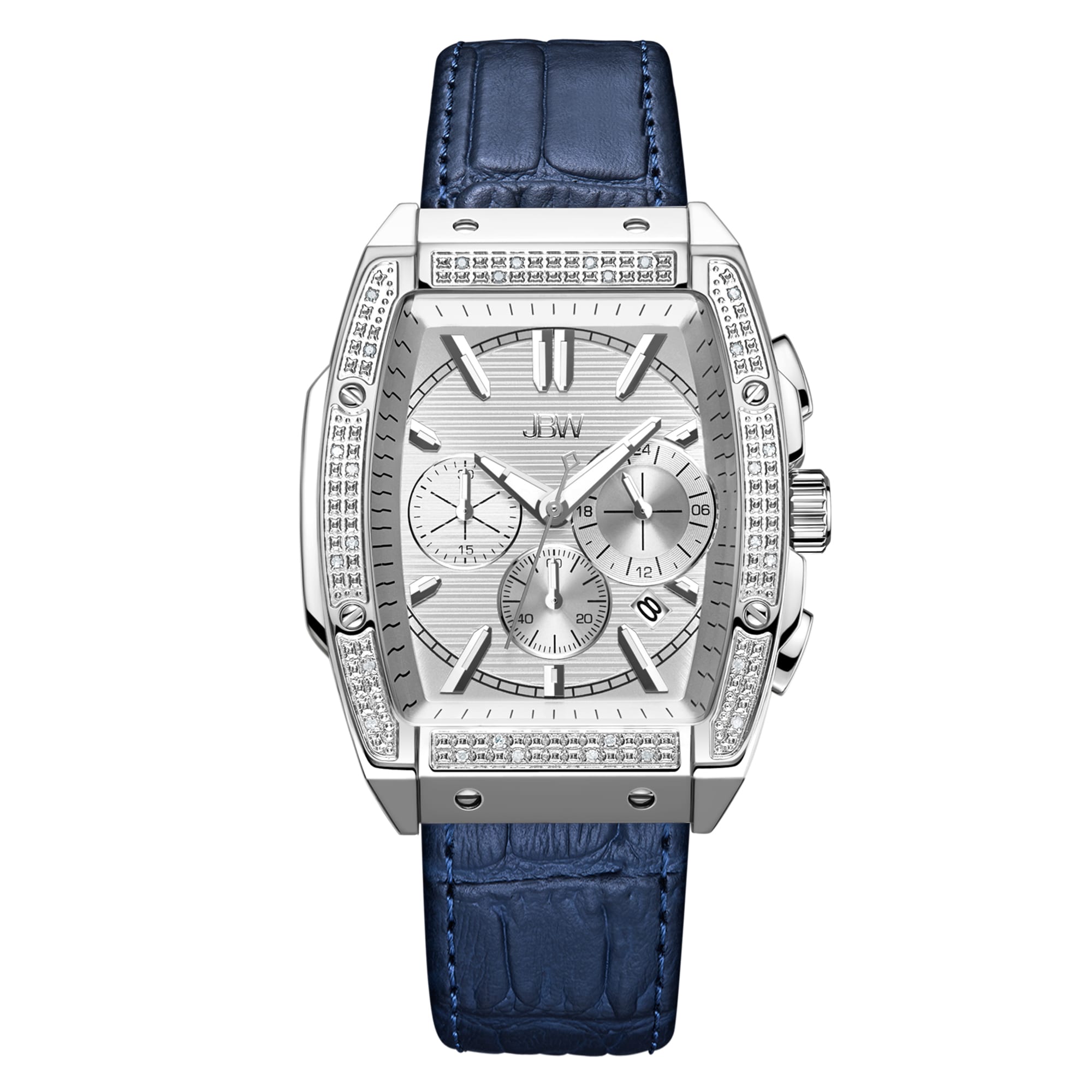 Men's JBW Echelon 1/4 CT. T.W. Diamond Chronograph Strap Watch