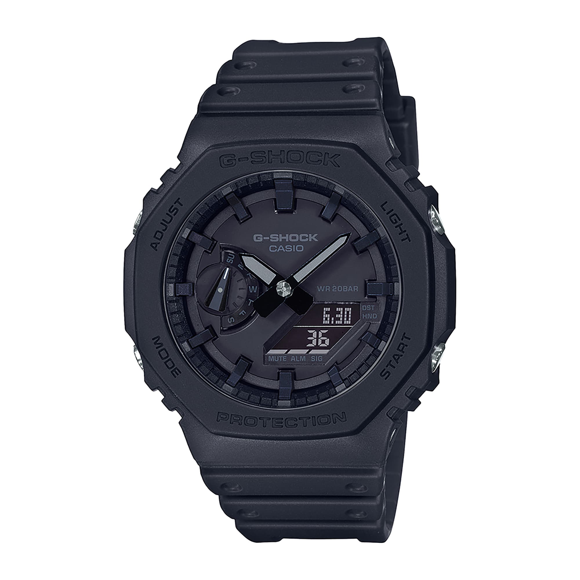Men's Casio G-Shock Classic Black Resin Strap Watch with Black