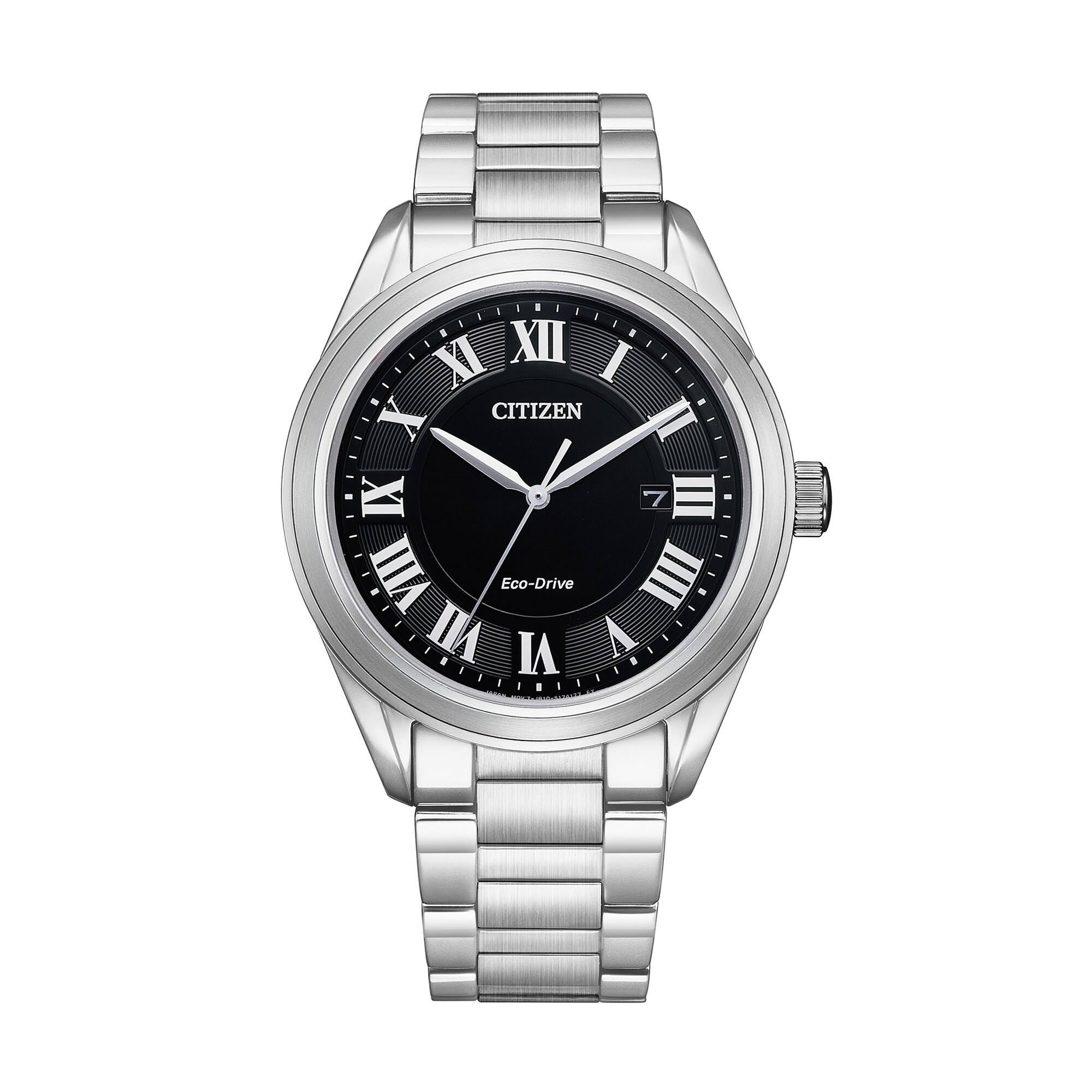 Men's Citizen Eco-Drive® Arezzo Watch with Black Dial (Model