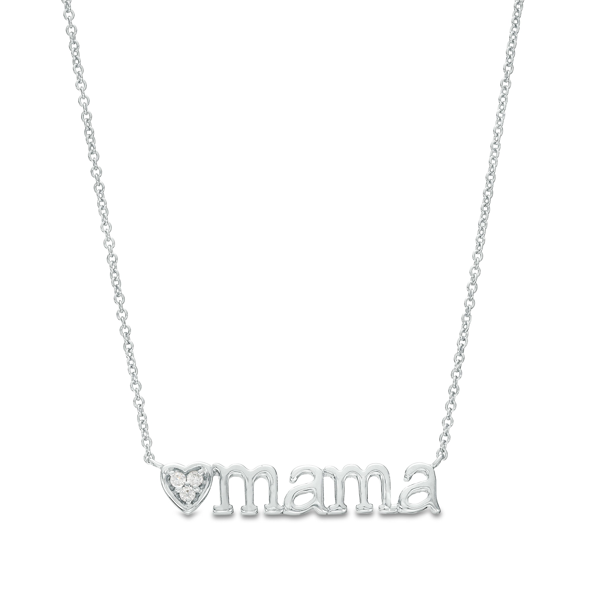 Multi-Diamond Accent Heart 