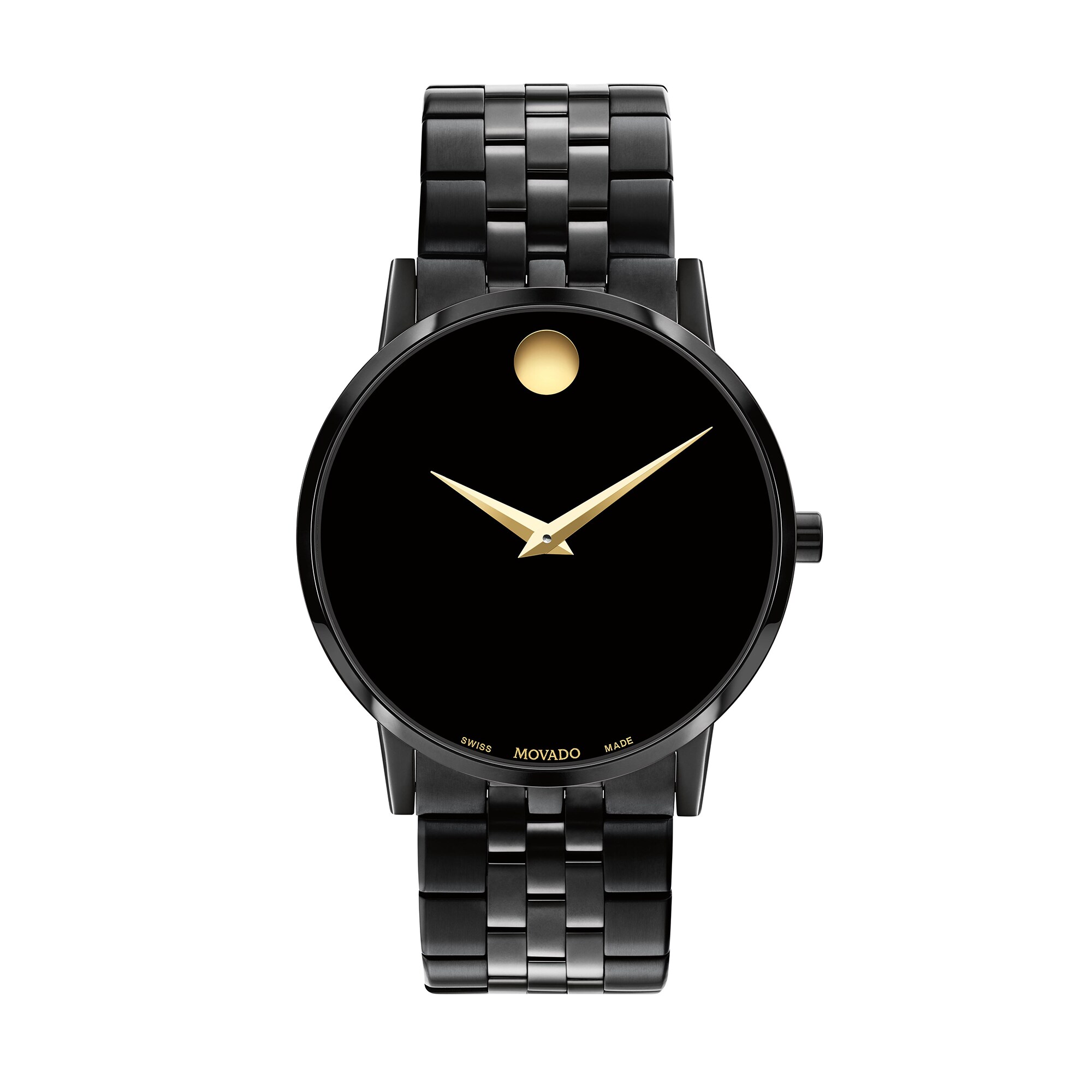 Men's Movado Museum® Classic Black PVD Watch with Black Dial