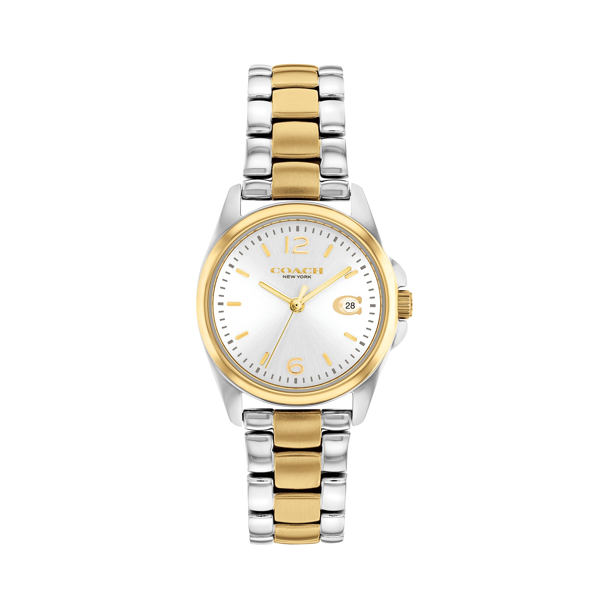 Ladies' Coach Greyson Two-Tone Watch with Silver-Tone Dial (Model