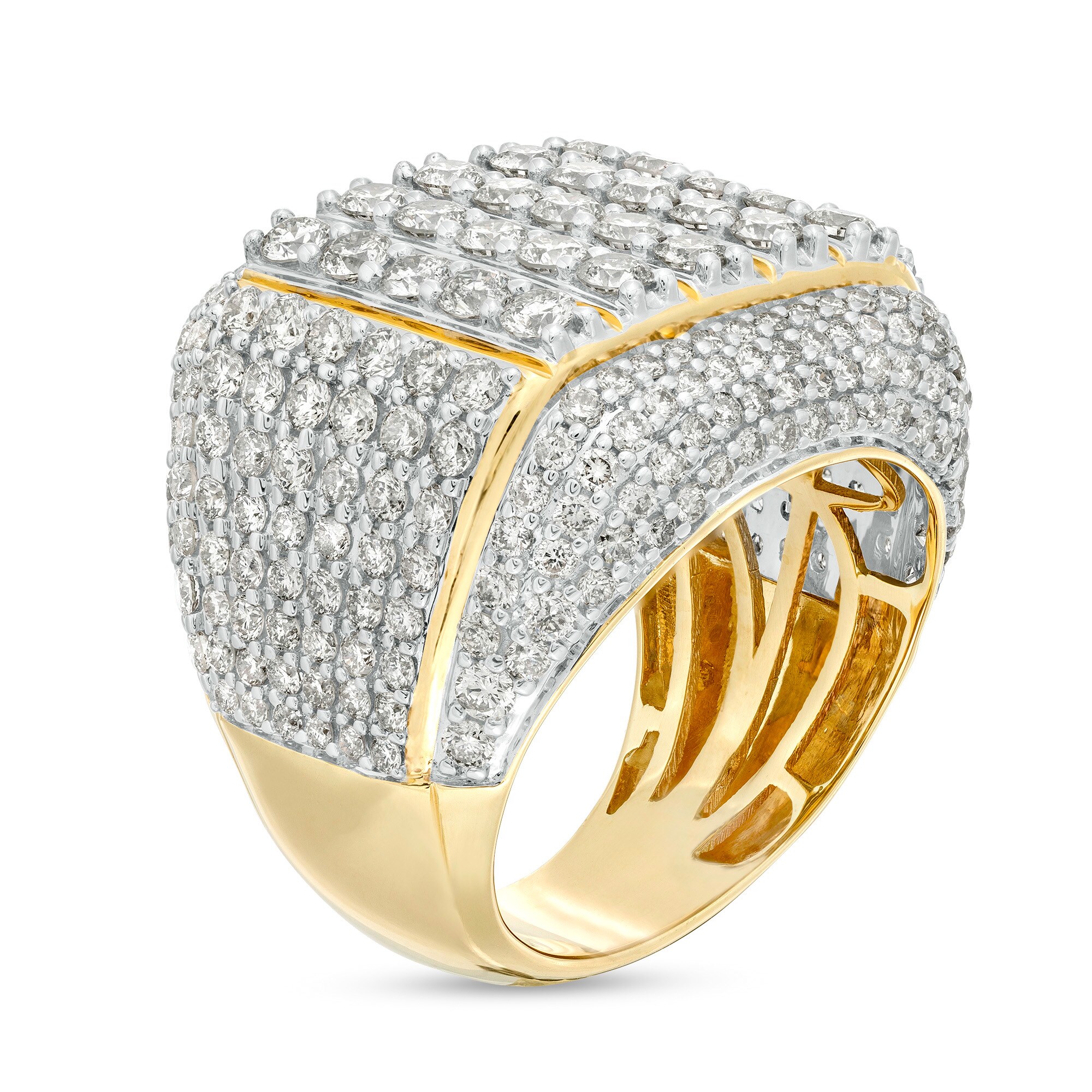 ⭐︎Diamond★ページ 6 CT. T.W. Diamond Multi-Row Ring in 10K Gold | Zales Outlet