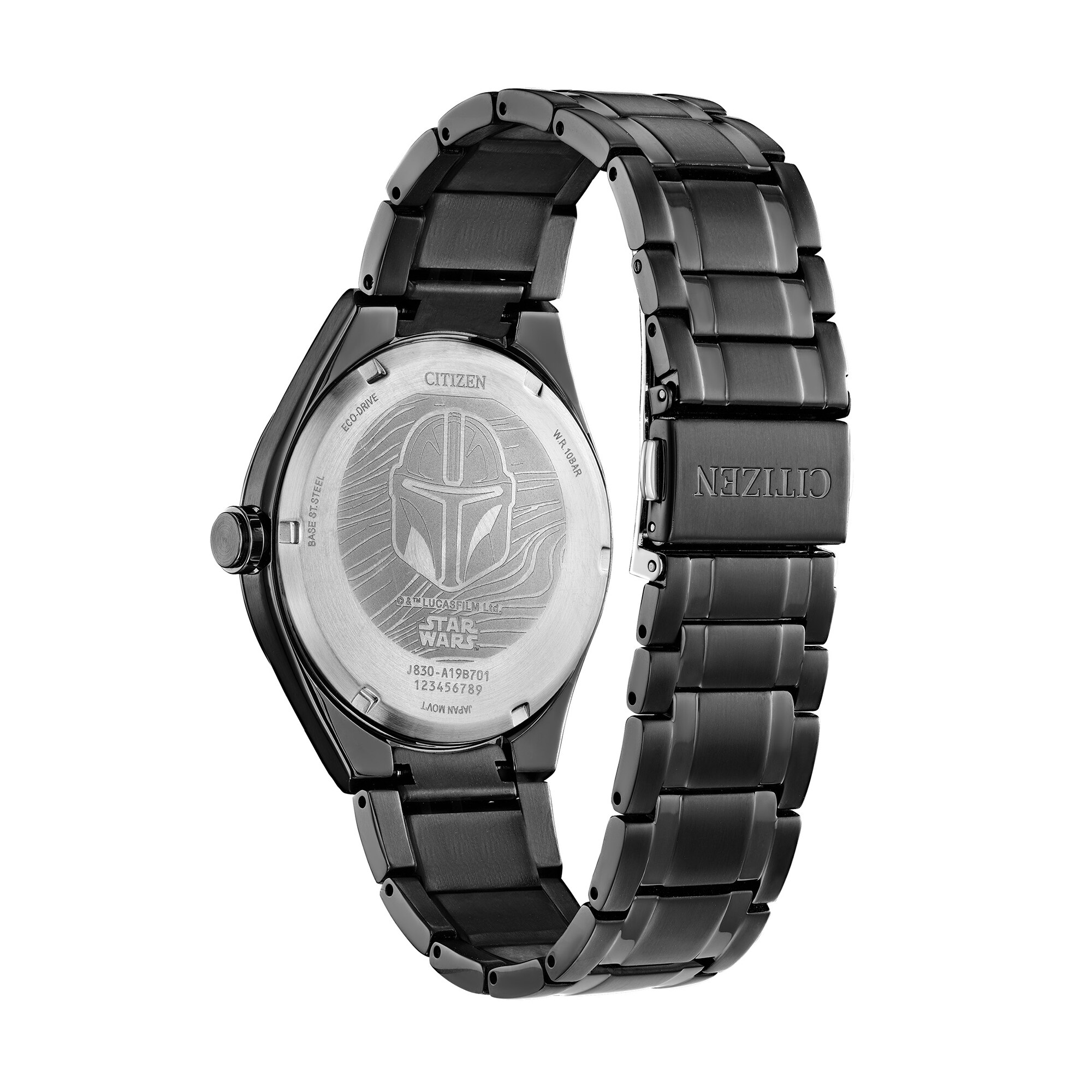 Men's Citizen Eco-Drive® Star Wars™ Mandalorian™ Black Strap Watch