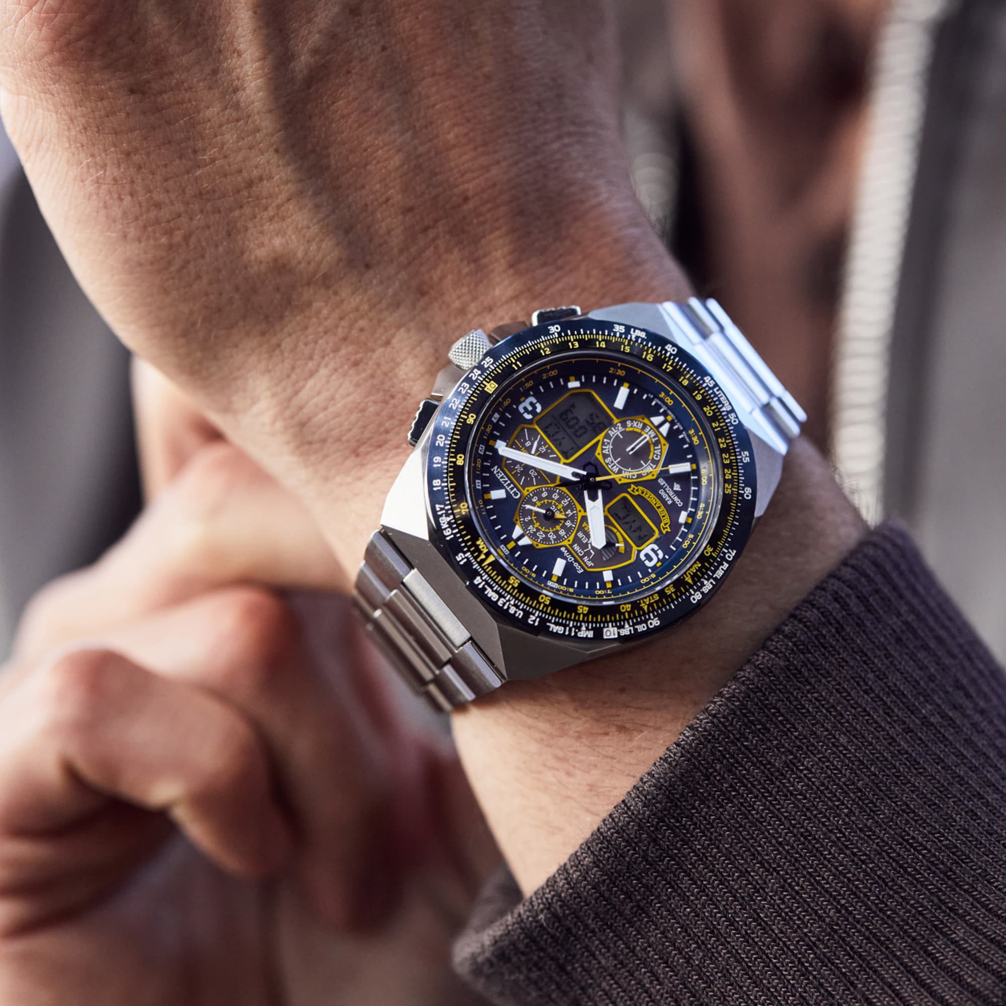 Men's Citizen Eco-Drive® Promaster Blue Angels Two-Tone IP