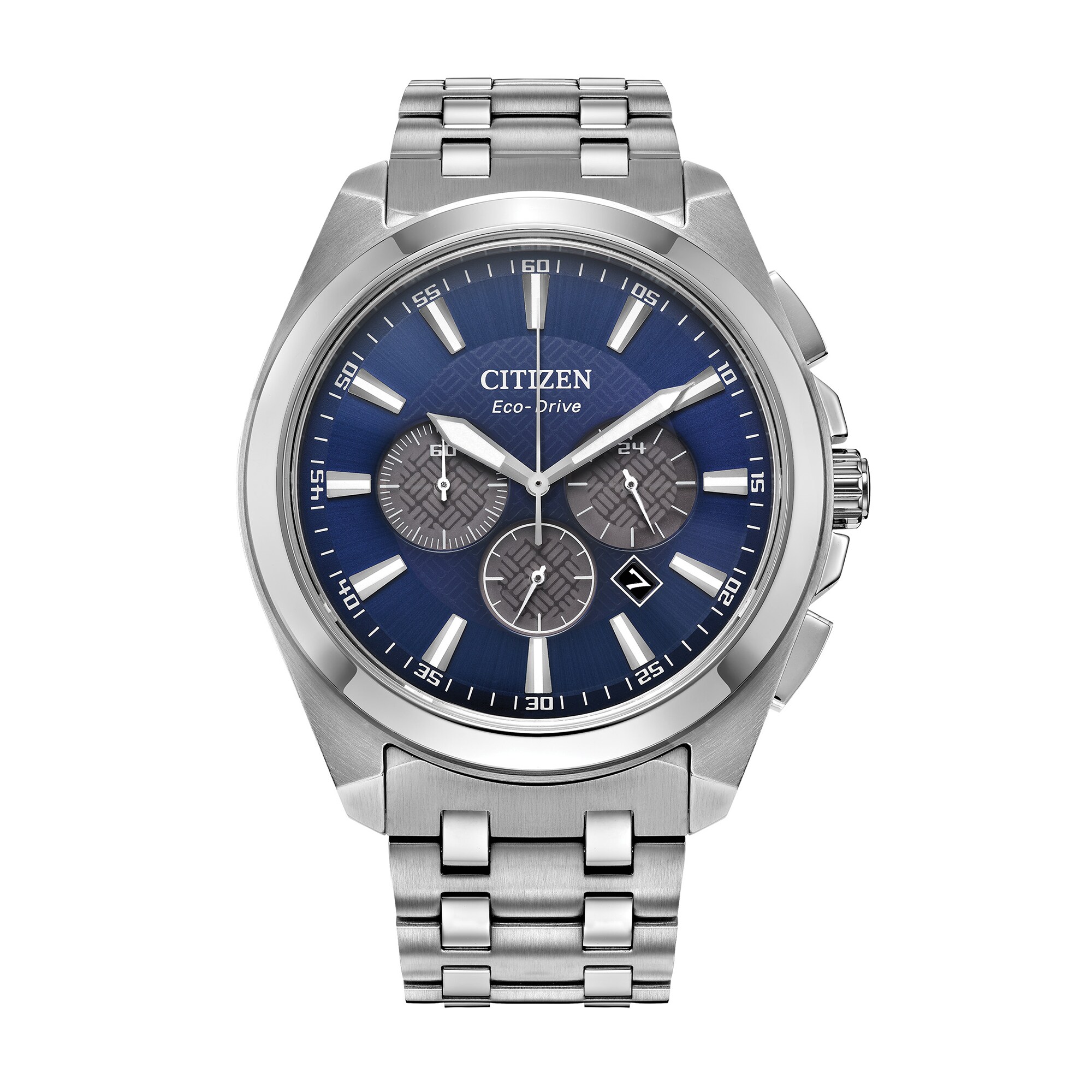 Men's Citizen Eco-Drive® Classic Chronograph Watch with Blue Dial