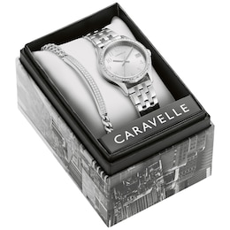 Noelle Silver-tone Crystal Accent Women\'s Bracelet Watch Nollia Silver Tone Ladies Dressy Watch – Crystal Accent  main image 4