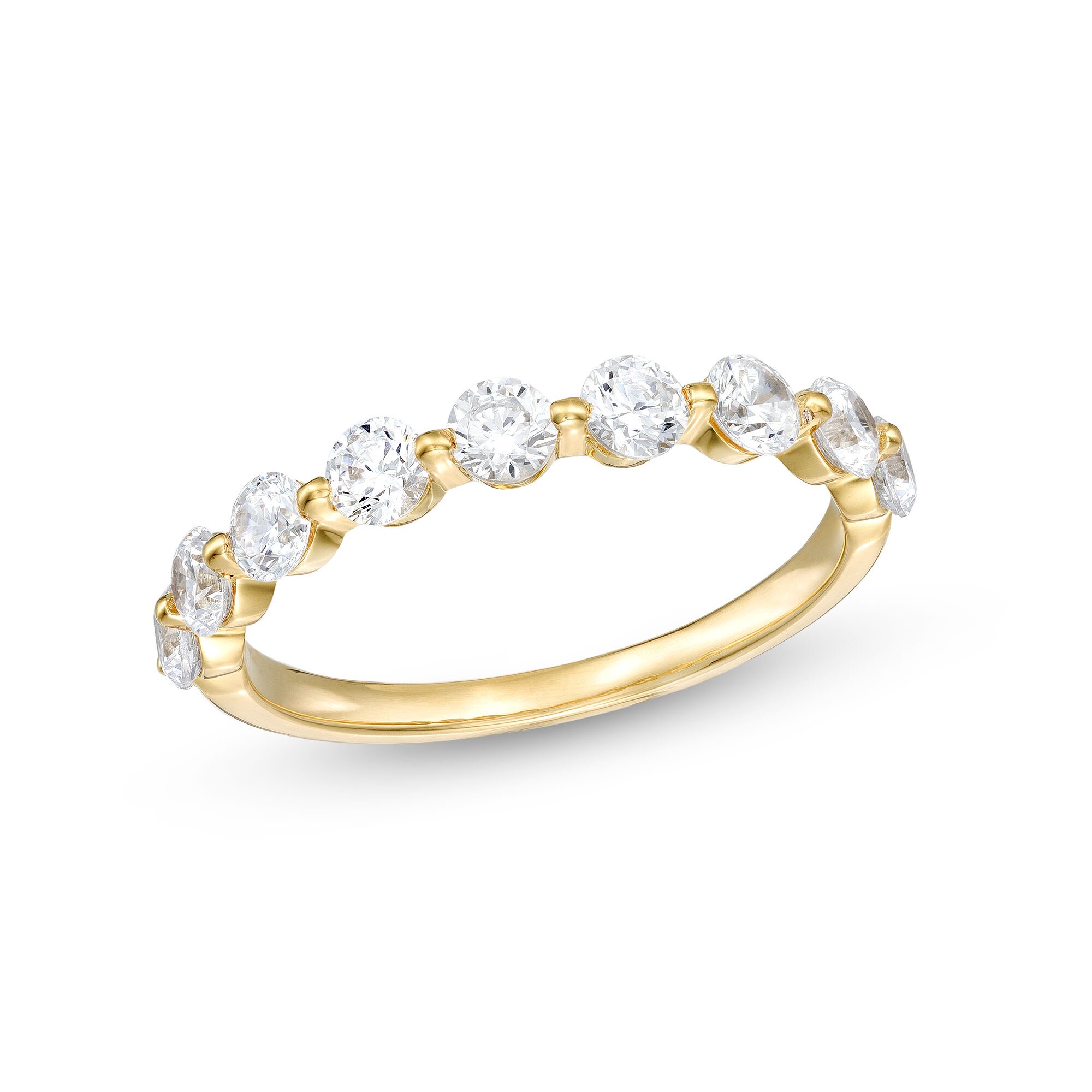 ダイアモンド　E 1 CT. T.W. Diamond Nine Stone Band in 14K Gold (I/I2) | Zales Outlet