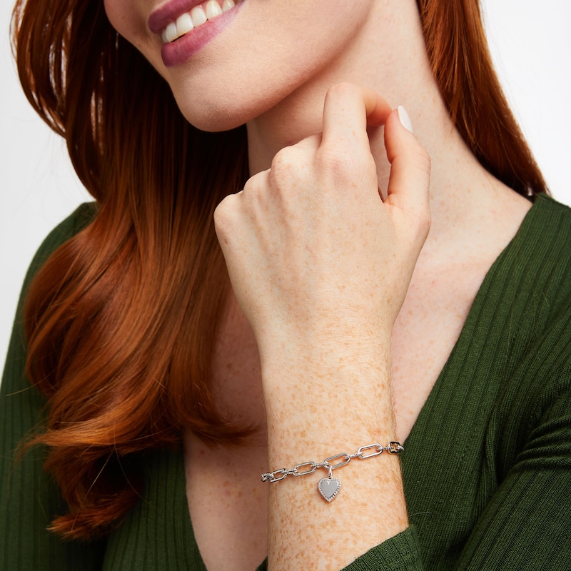 Collier Petit CD Lucky Charms Métal Finition Argentée, Perle En Résine - Foto 4