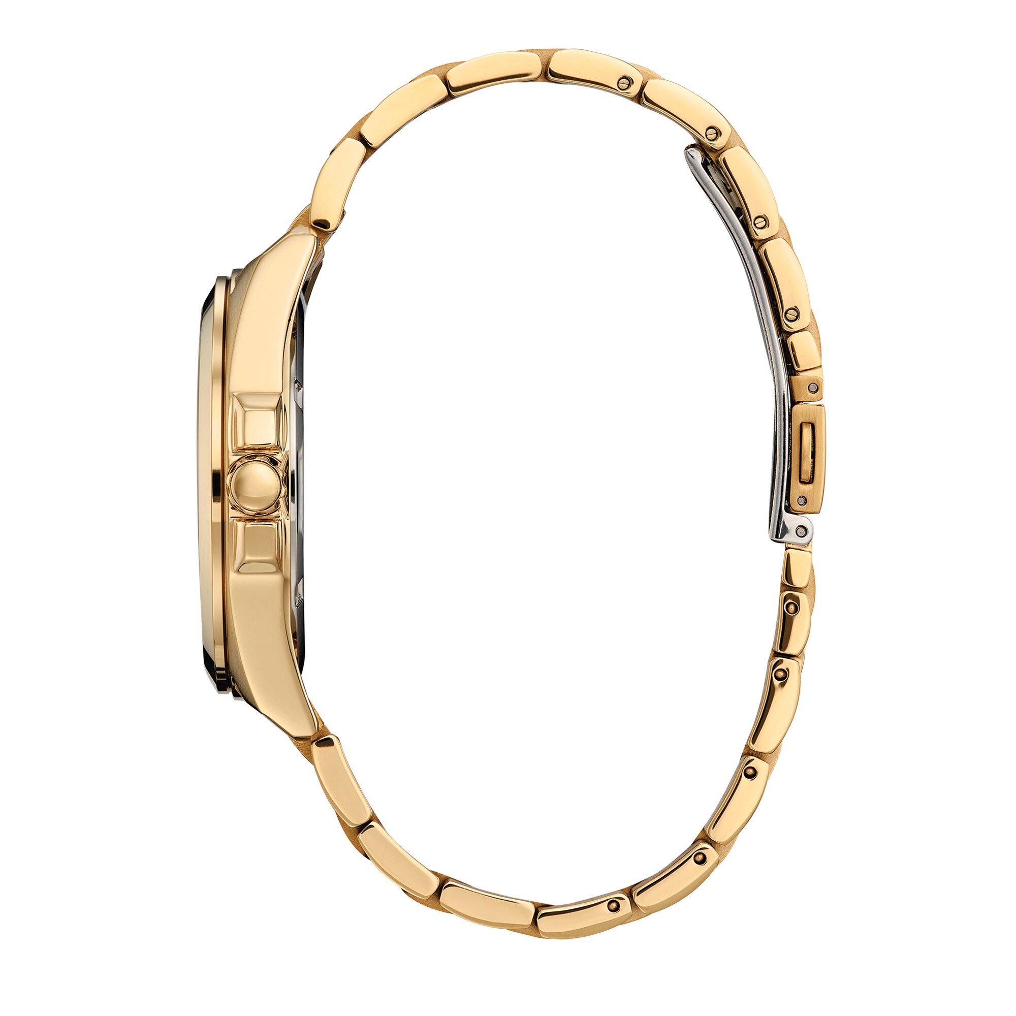 Men's Citizen Eco-Drive® Classic Gold-Tone IP Watch with Blue Dial