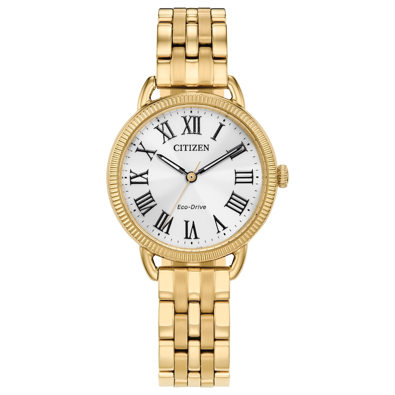 citizen eco drive ladies dress watch CITIZEN Eco-Drive Ladies White Platinum Dress Watch