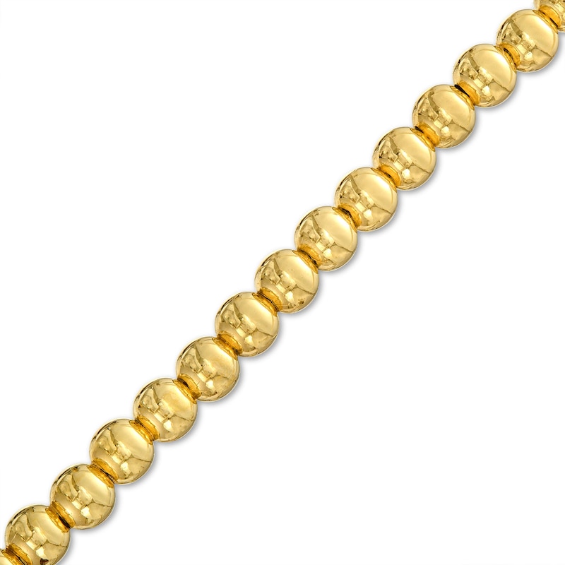Polished Bead Bracelet in 18K Gold Peoples Jewellers