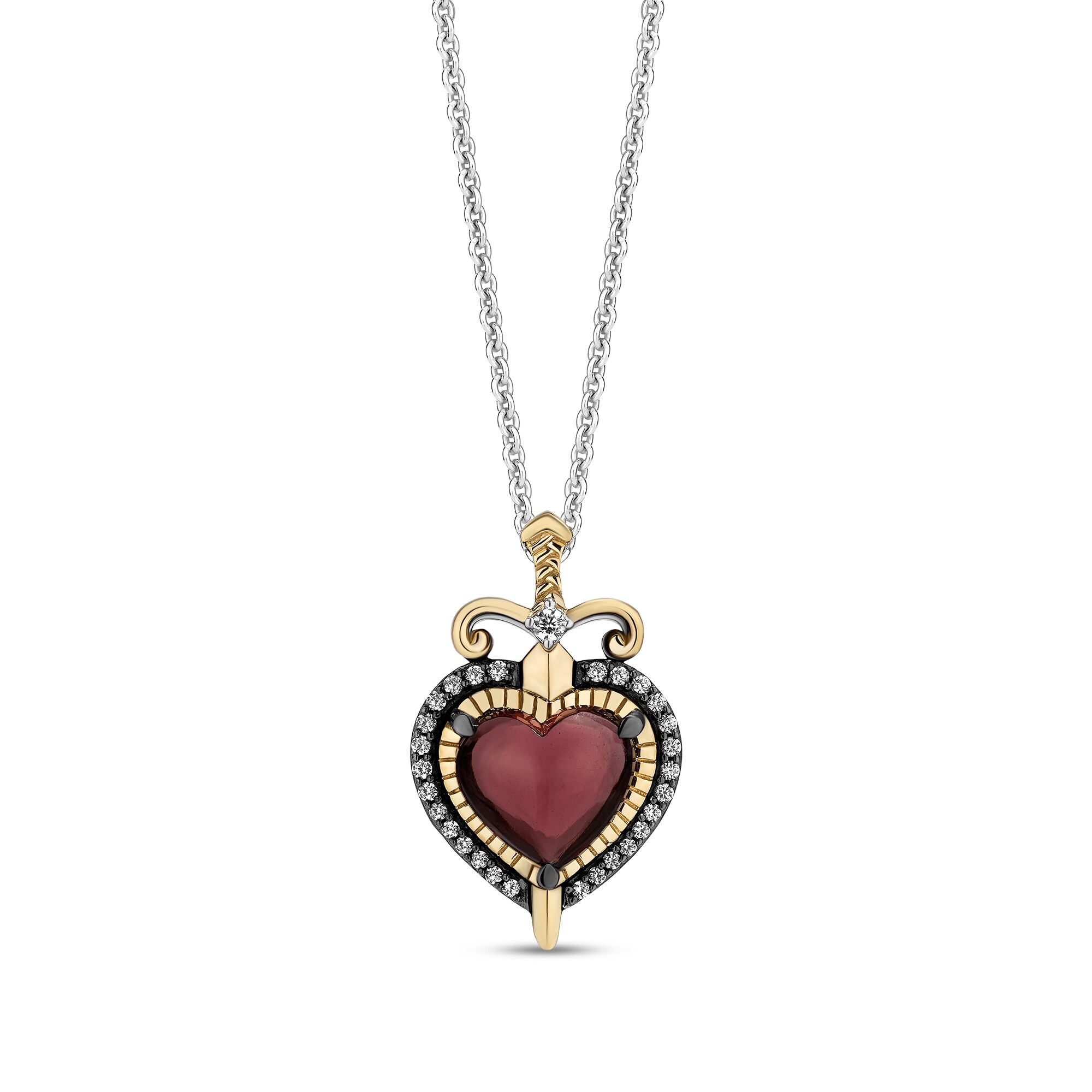 Enchanted Disney Villains Evil Queen Garnet Diamond Heart and