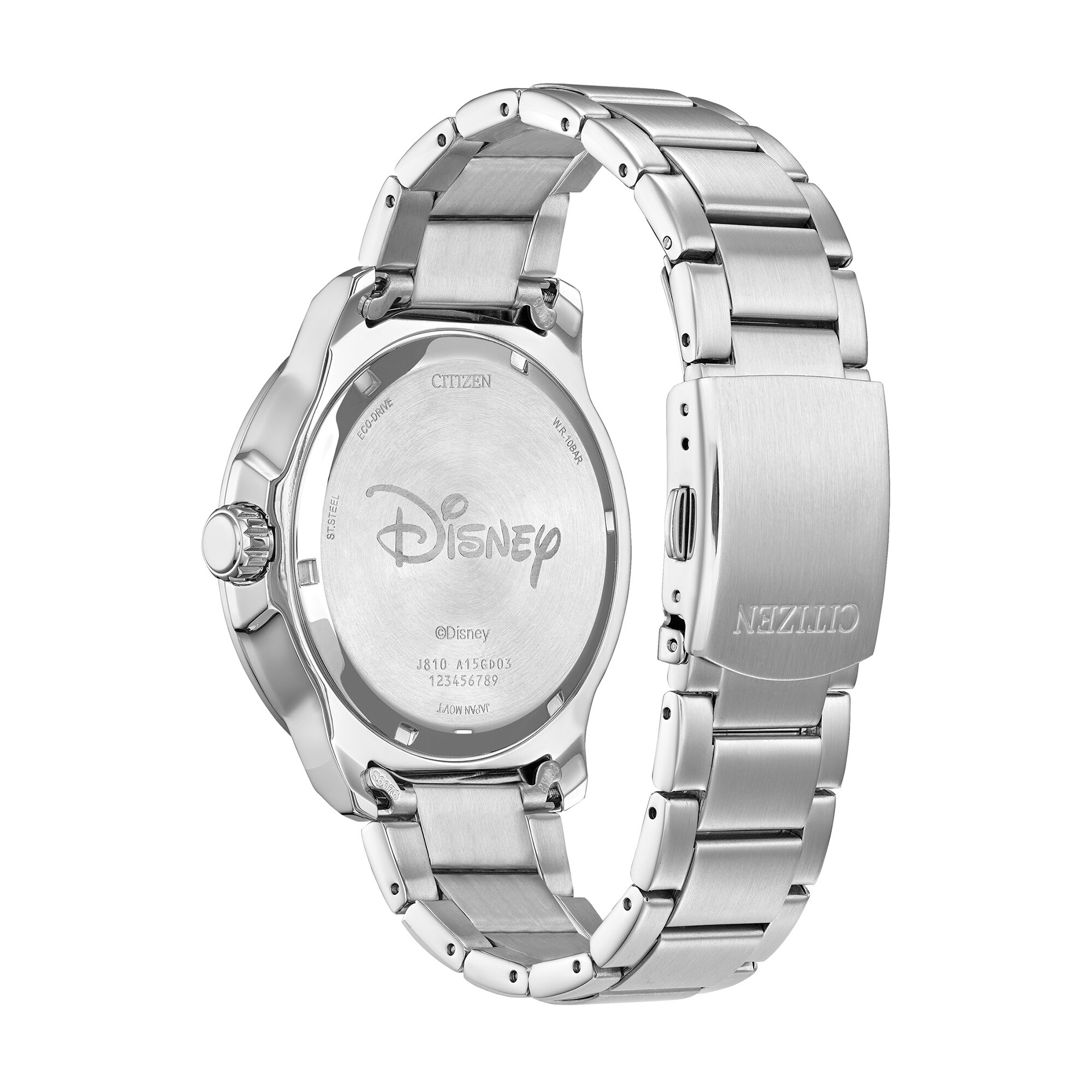 Men's Citizen Eco-Drive® Disney Astronaut Mickey Silver-Tone Watch