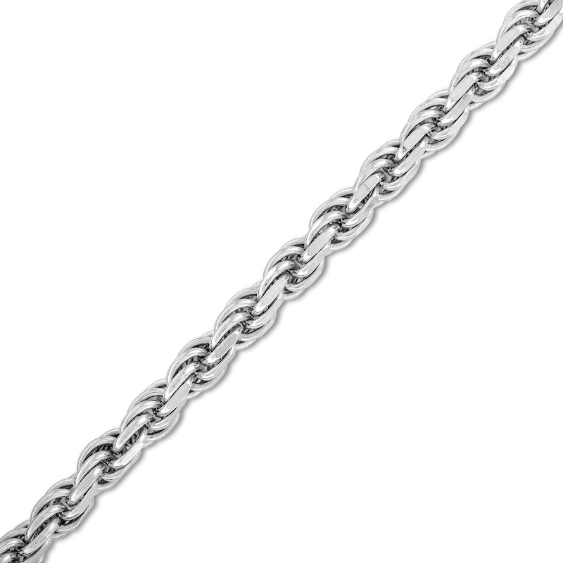 Men's Rope Chain Bracelet in Solid Sterling Silver - Main Image