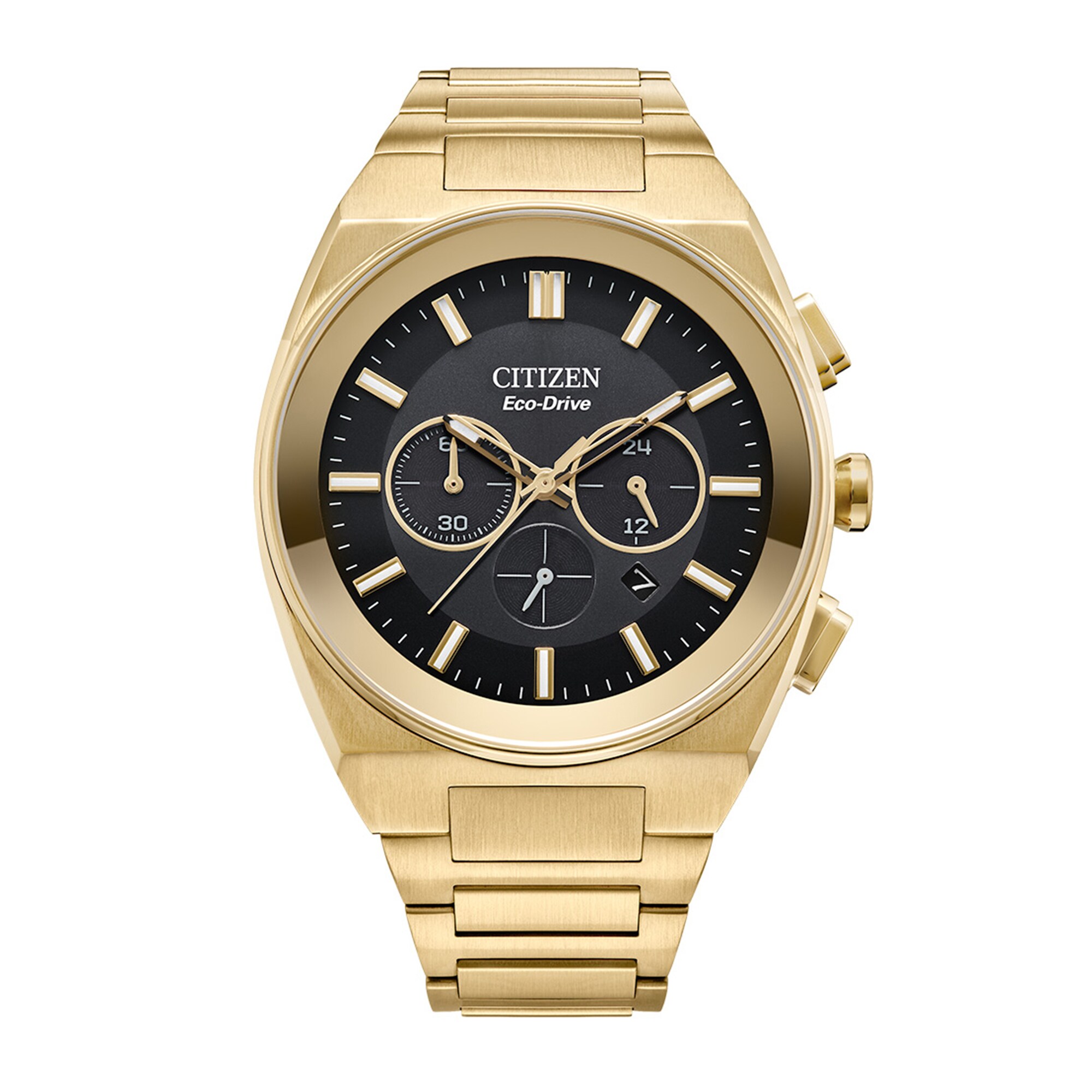 Men's Citizen Eco-Drive® Axiom Chronograph Gold-Tone Watch with