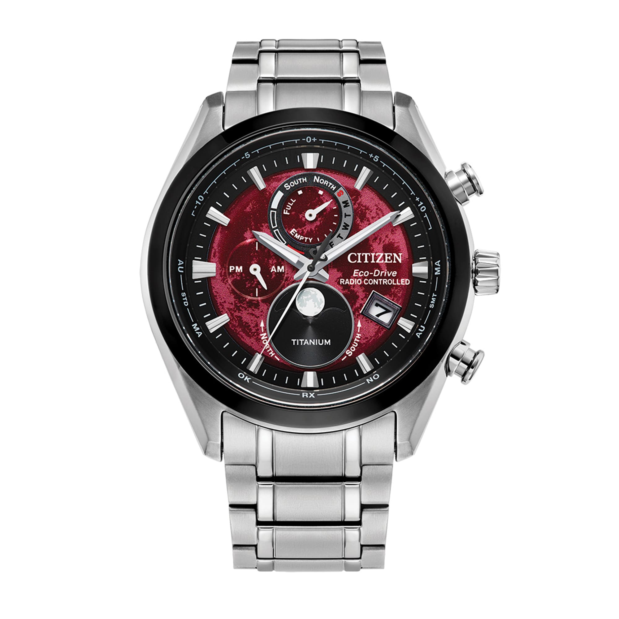 エコロジー Men's Citizen Eco-Drive® Sport Luxury Super Titanium™ Radio