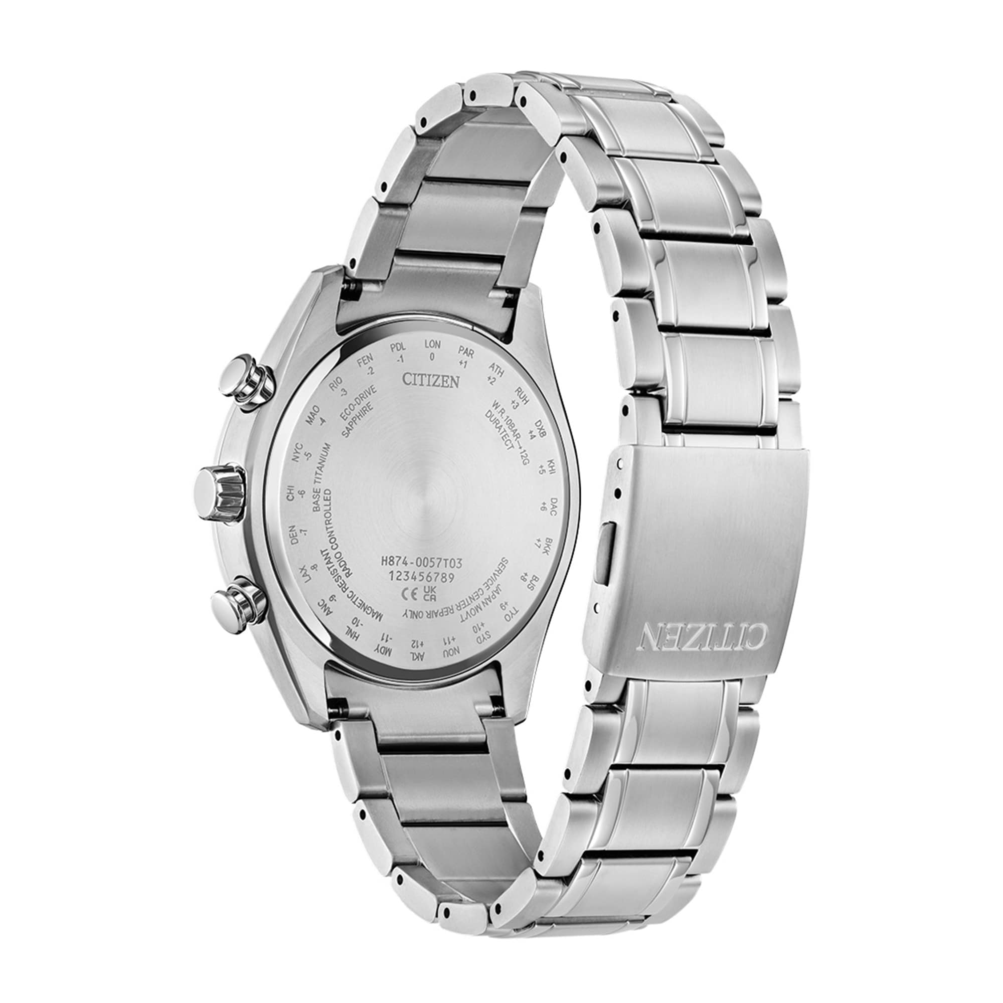 Men's Citizen Eco-Drive® Sport Luxury Super Titanium™ Radio