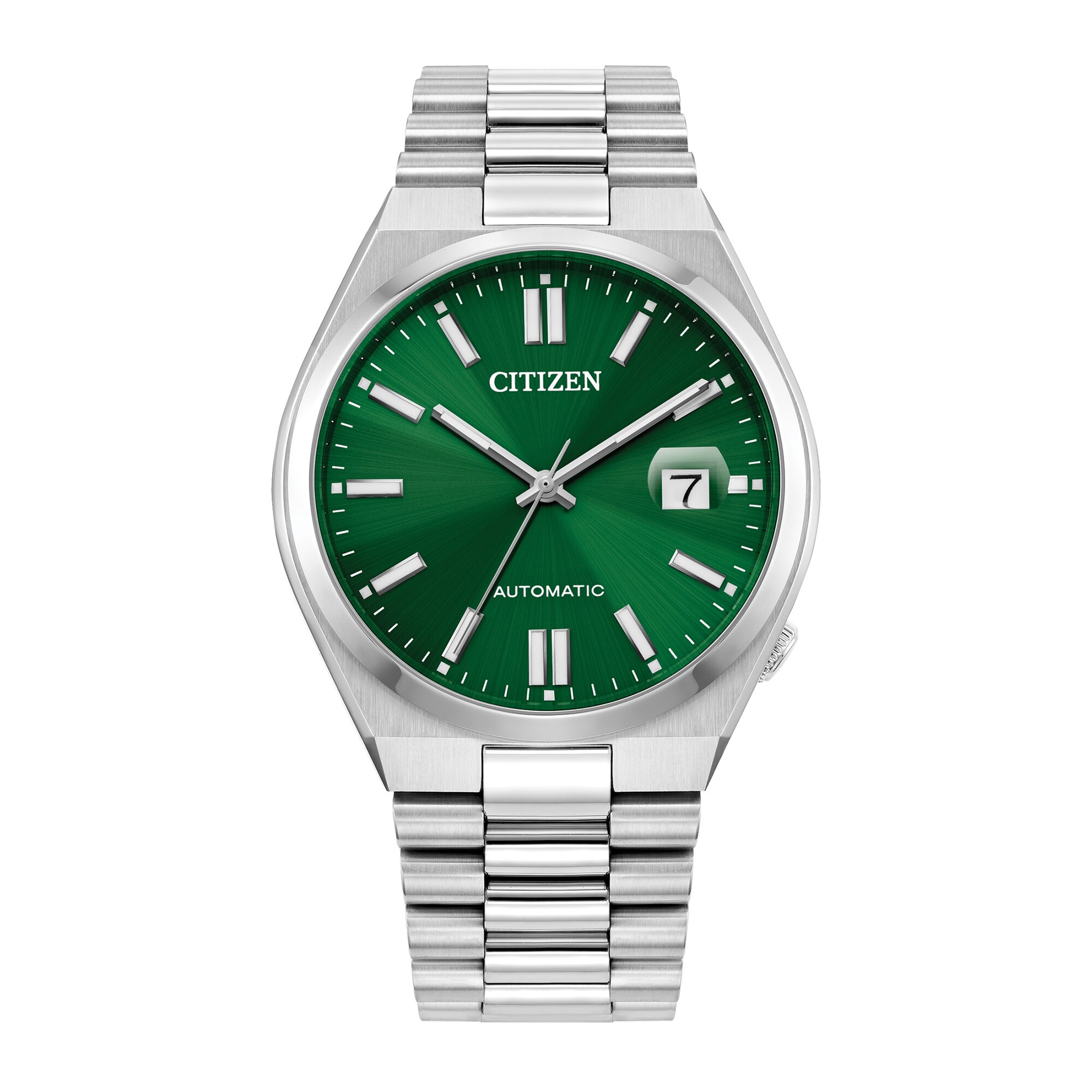 Men's Citizen Tsuyosa Collection Automatic Watch with Green Sunray