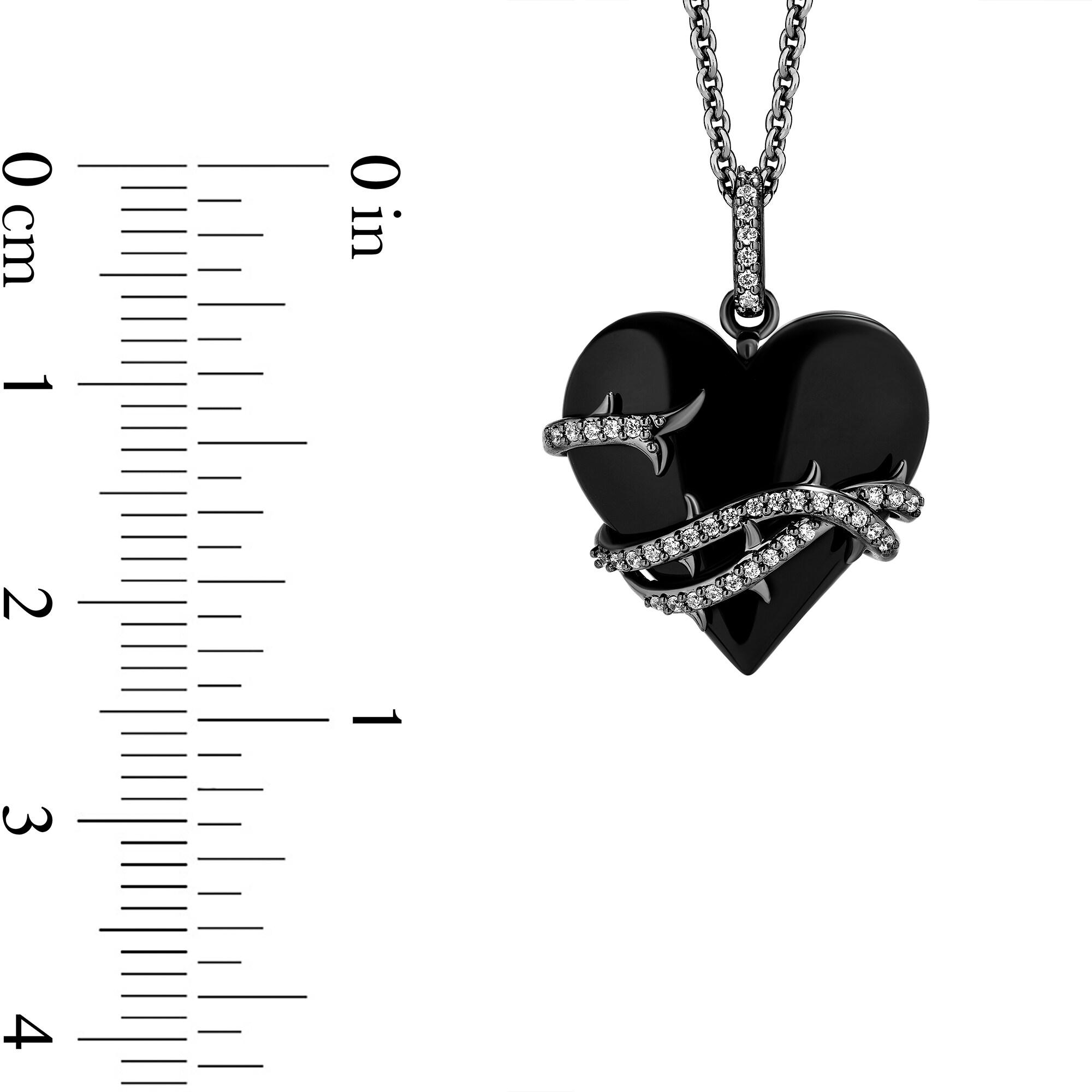 アクセサリー epic jewelry blackheartpendantnecklace Black heart pendant necklace – EPIC JEWELRY