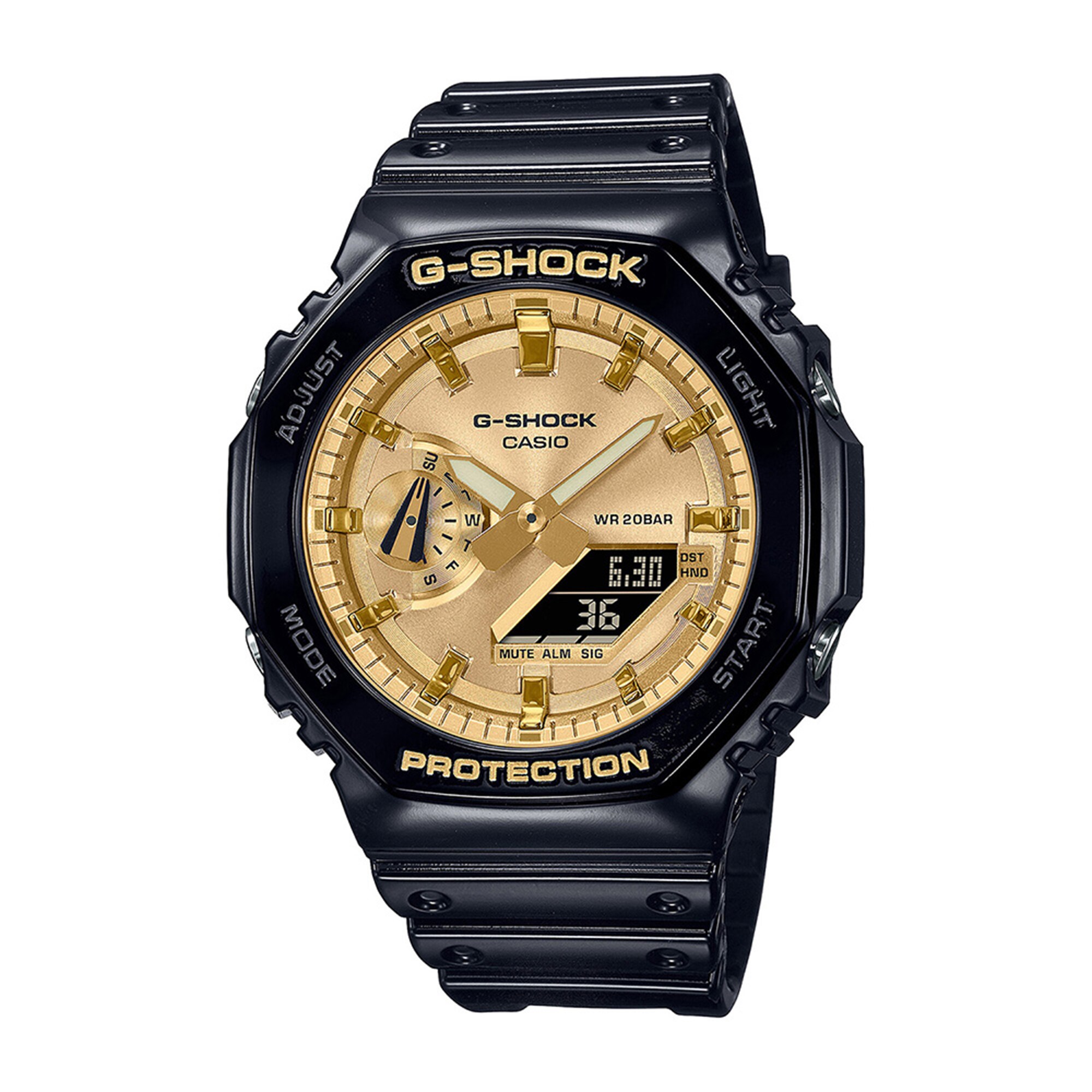 G-SHOCK WR200M ブラック/ゴールド Black and Gold Series Watches | G-SHOCK | CASIO