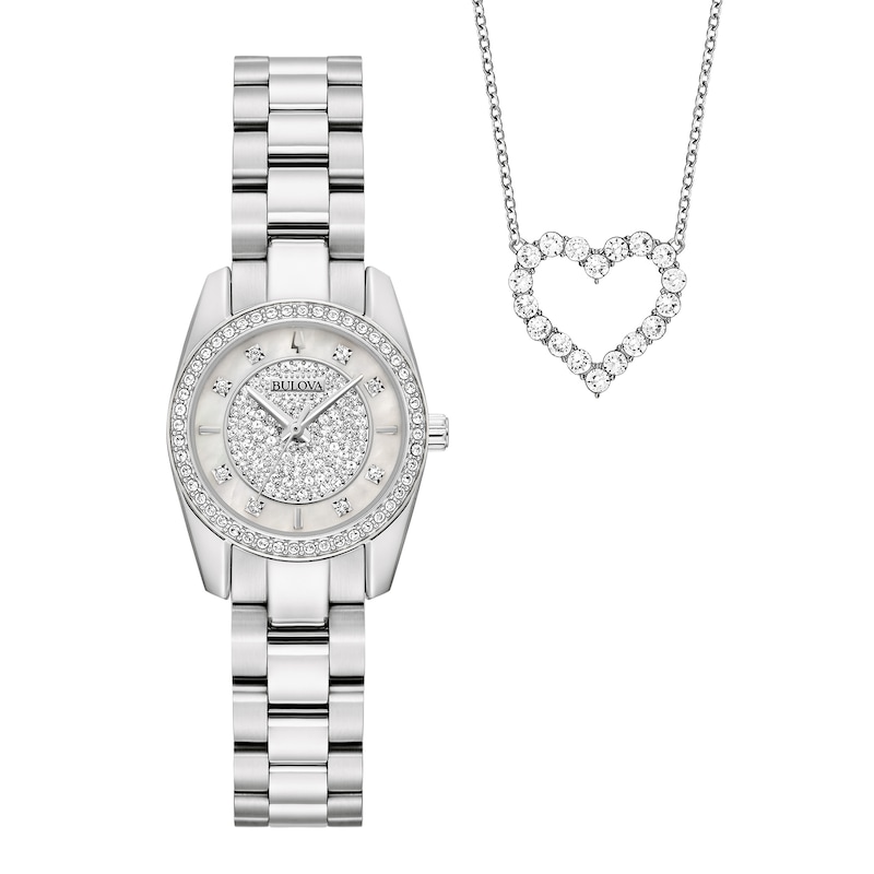 Women’s Bulova watch in silver.  Brand new, tags attached. Women main image 4