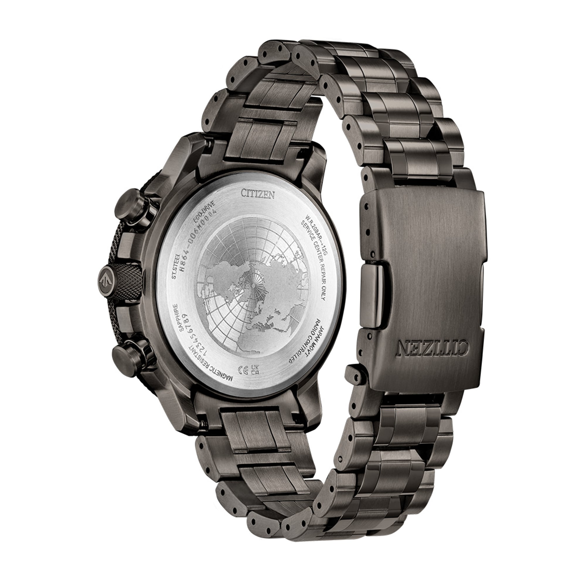 Men's Citizen Promaster Watch in Grey Ion-Plated Stainless Steel