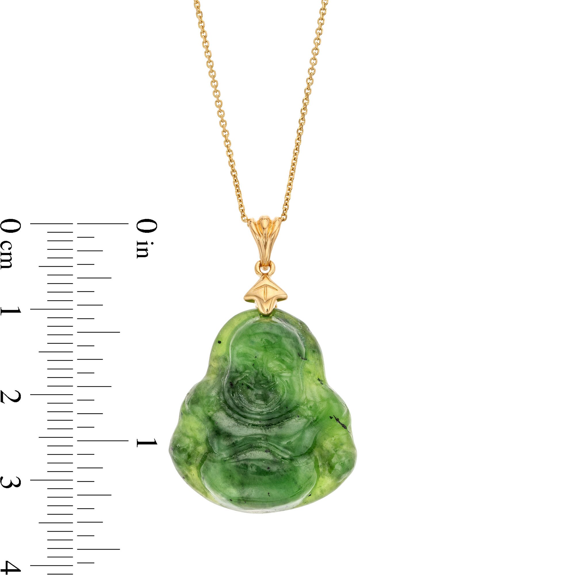 Jade Buddha Pendant in 14K Gold | Zales Outlet