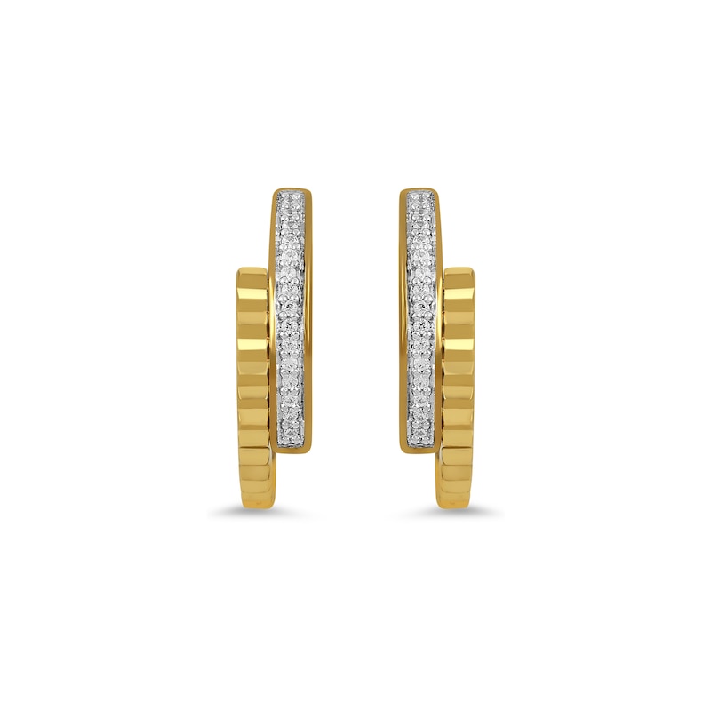 Pendientes Tachuela Oro Amarillo 14K Real – Bisel Cesta 5mm, Diamante CZ, Bestgoldshop