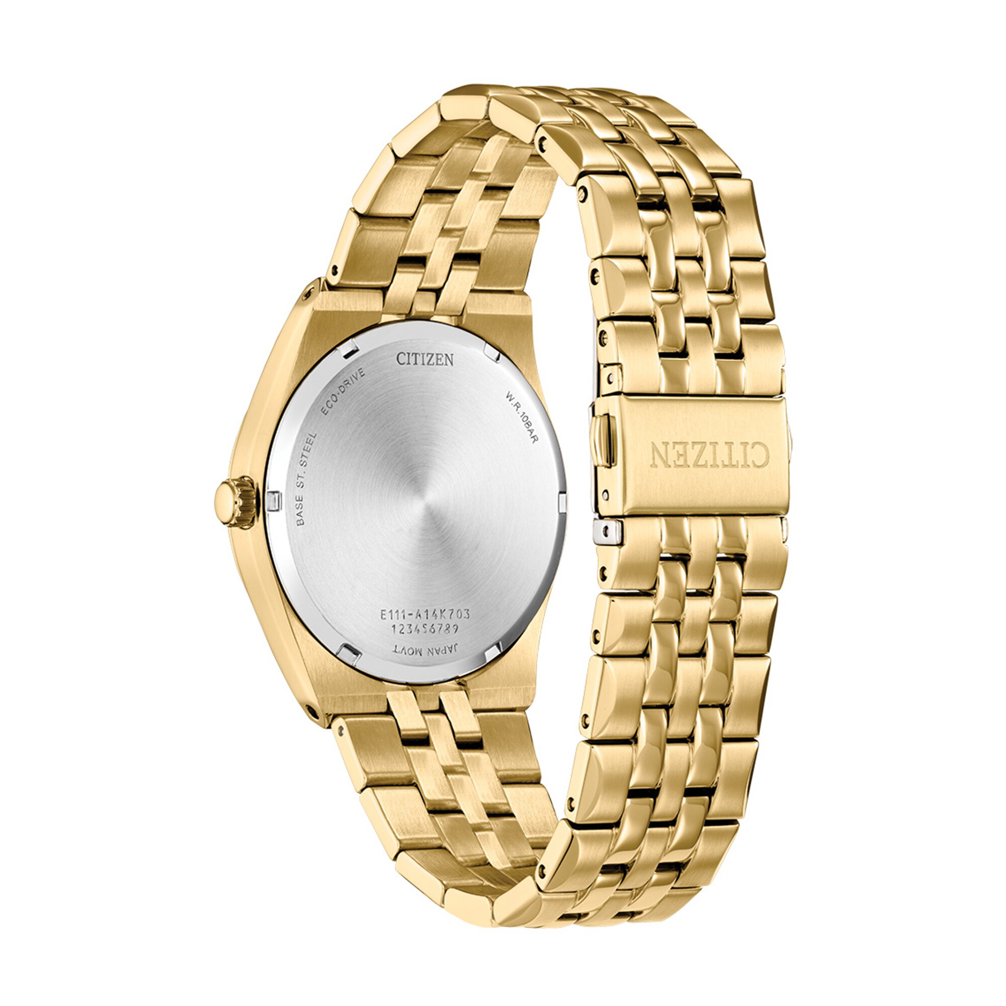 Men's Citizen Eco-Drive® Corso Gold-Tone IP Watch with Black Dial