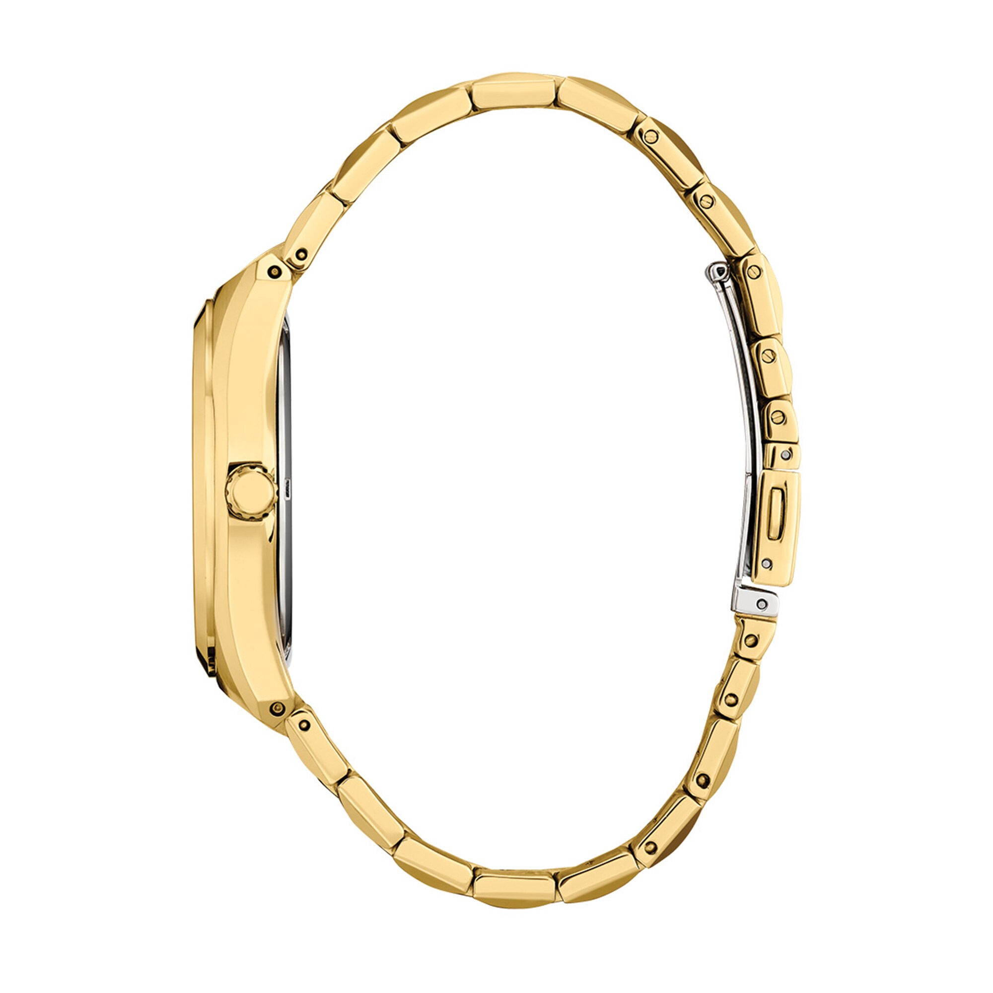 (´・ω・`) Men's Citizen Eco-Drive® Corso Gold-Tone IP Watch with Black Dial