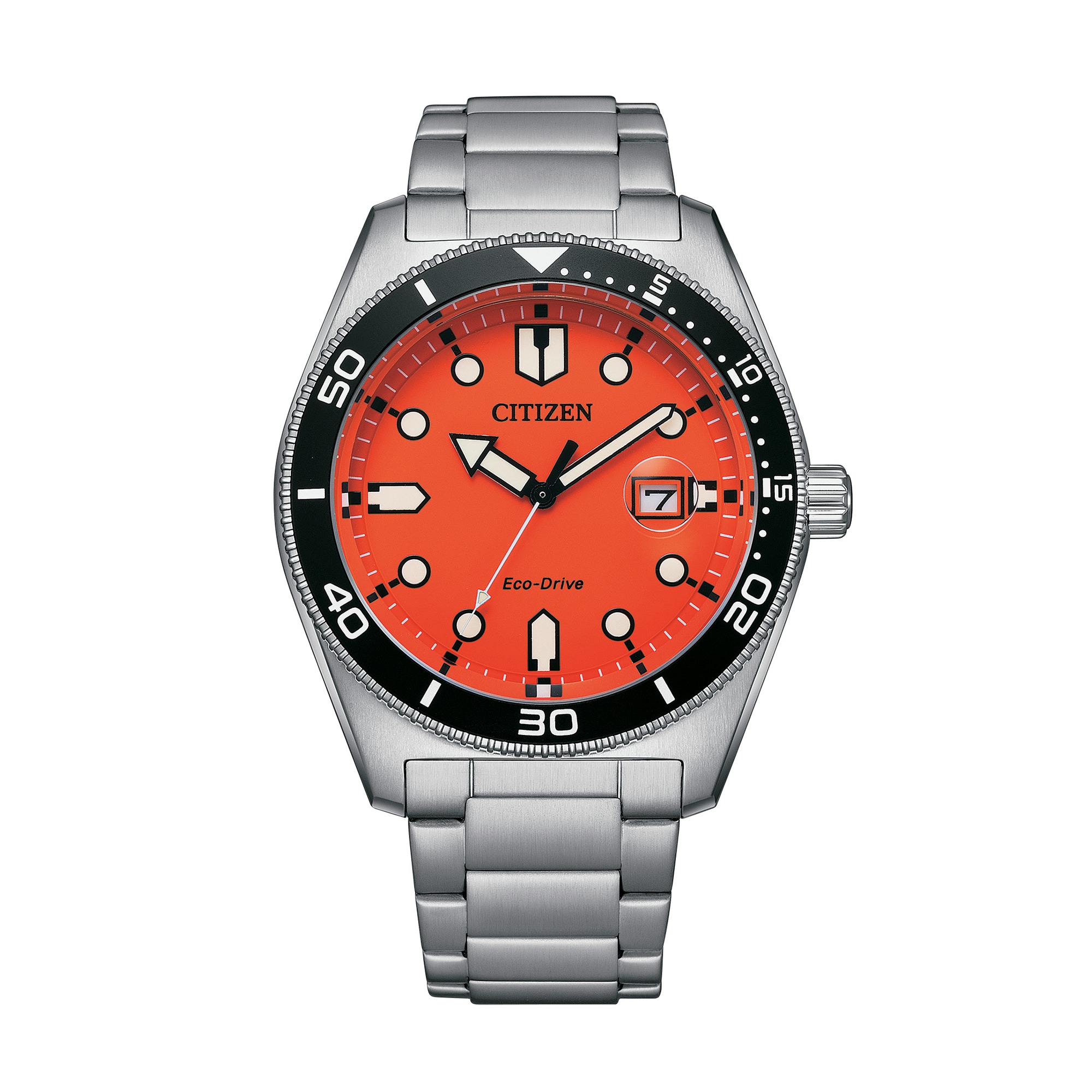 Men's Citizen Eco-Drive® Casual Sport Watch with Orange Dial