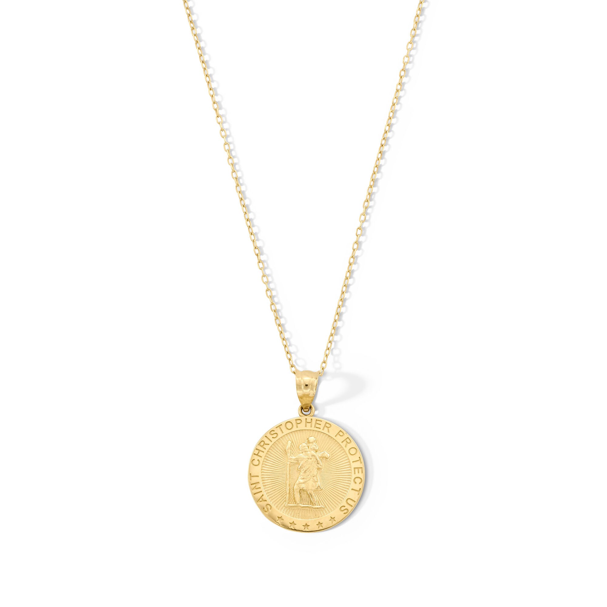 Saint Christopher Medal Pendant in 10K Gold | Zales Outlet